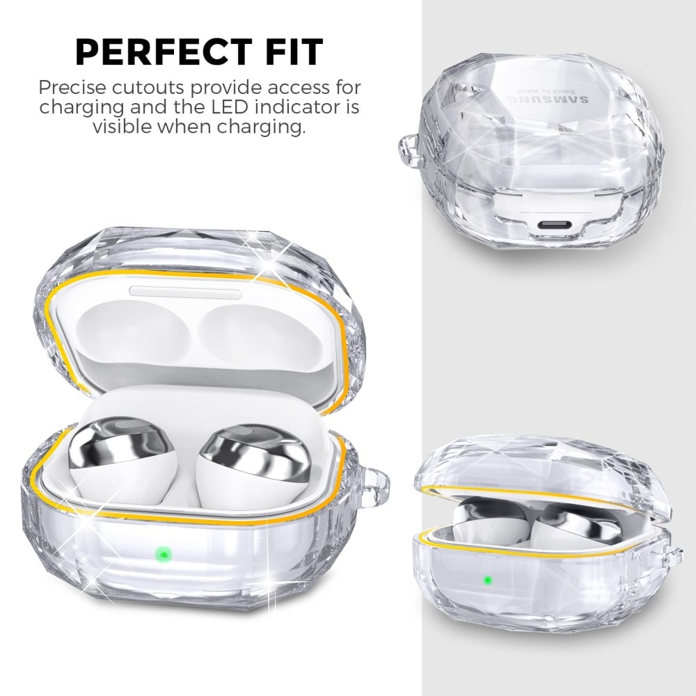 Diamond Case Samsung Galaxy Buds FE Transparent