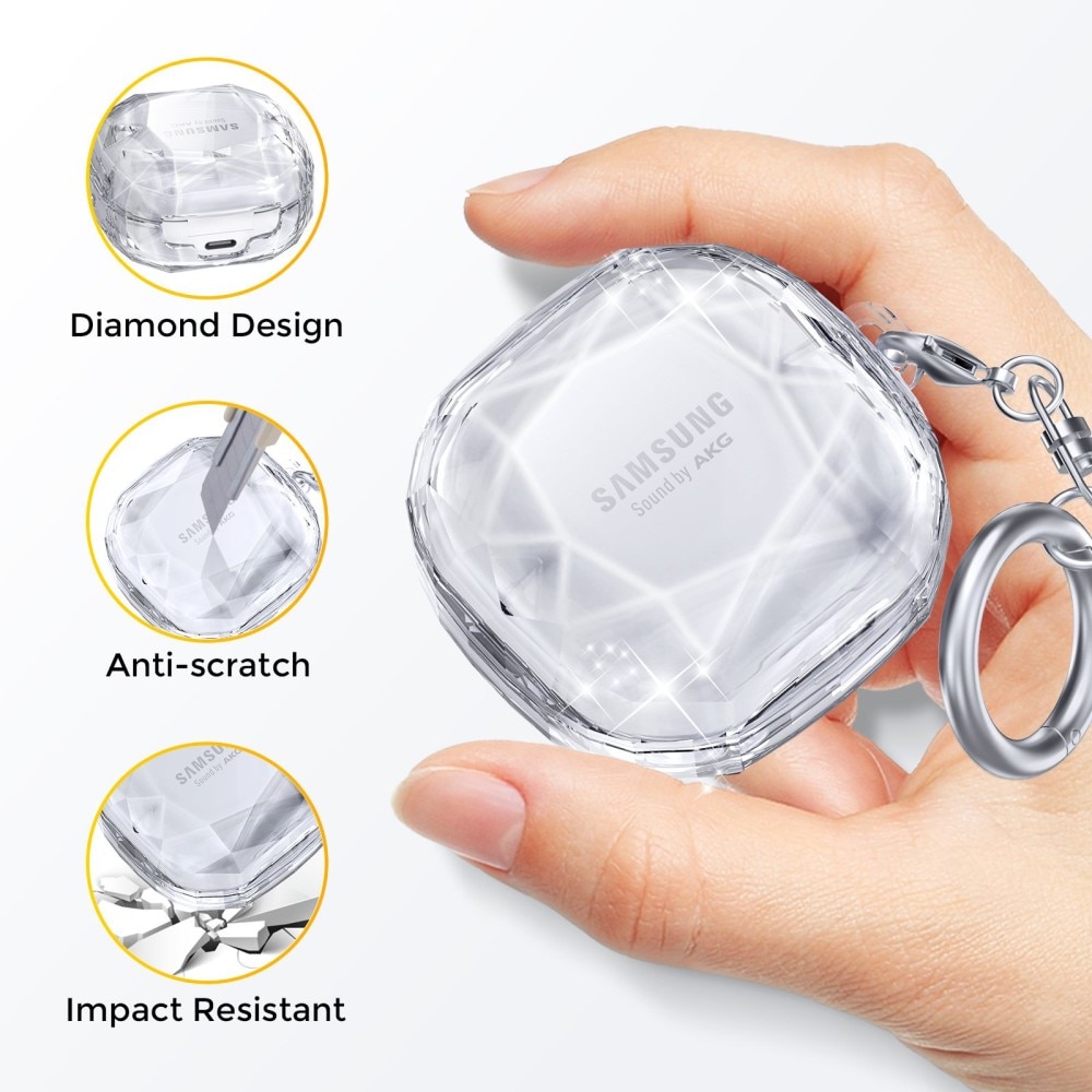 Diamond Case Samsung Galaxy Buds FE Transparent