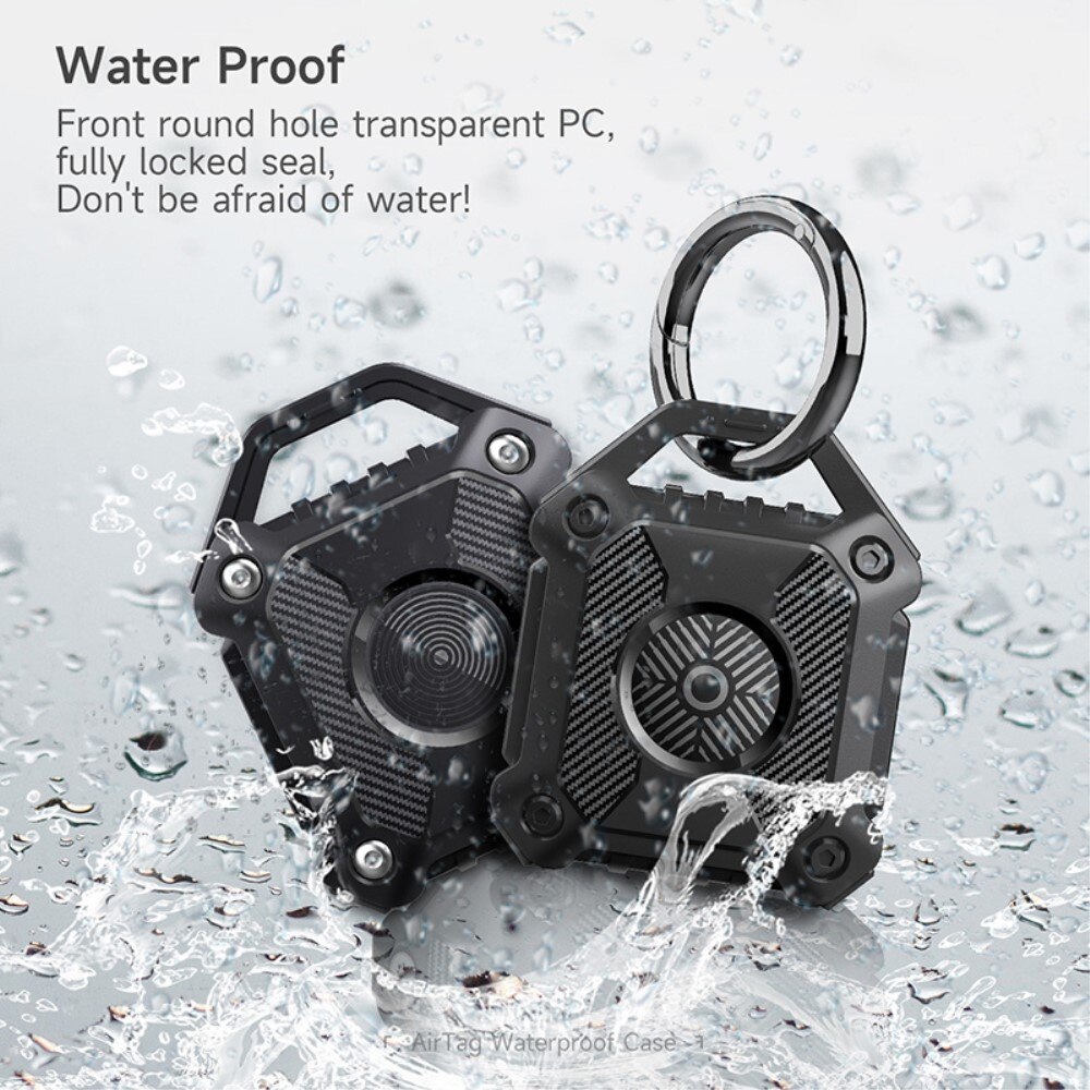 Waterproof AirTag Case Black