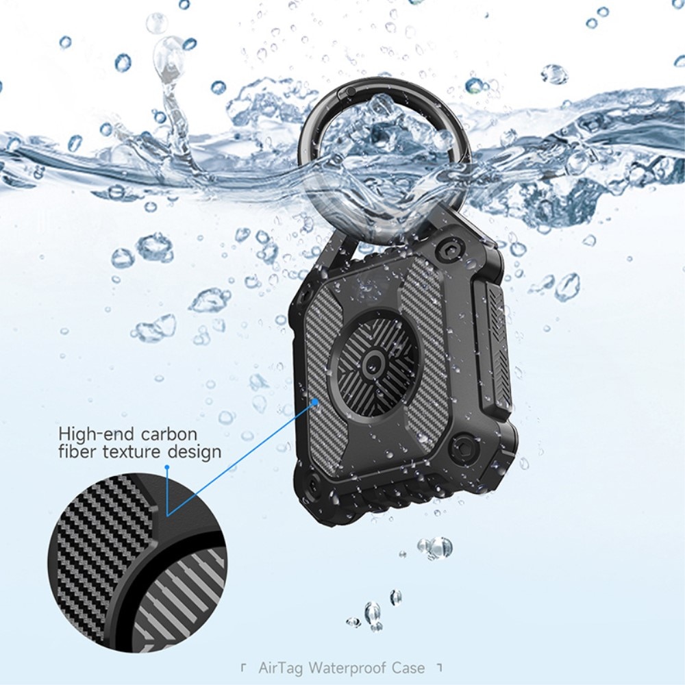 Waterproof AirTag Case Black