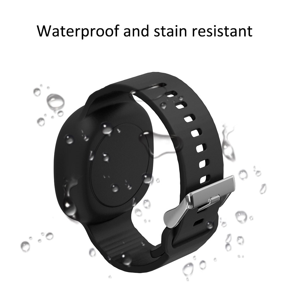 Samsung Galaxy SmartTag Waterproof Silicone Band Black