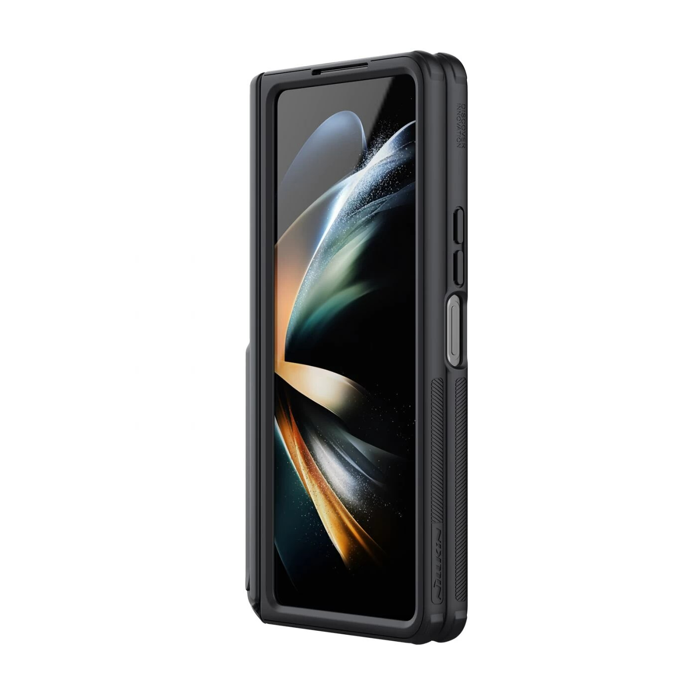 Super Frosted Shield Fold with Kickstand Samsung Galaxy Z Fold 5 Black