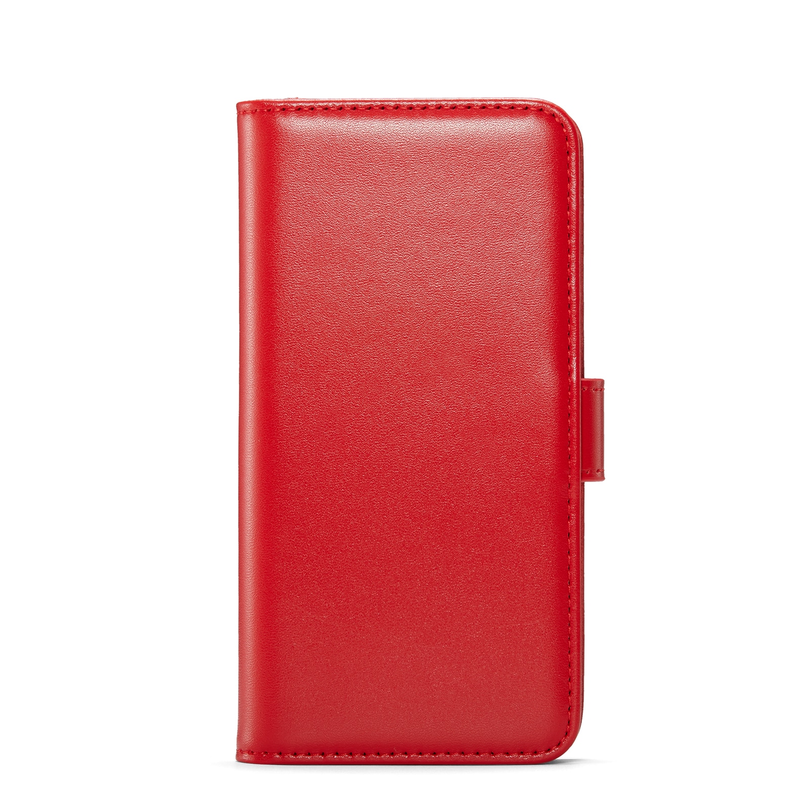 iPhone 16e Genuine Leather Wallet Case Red