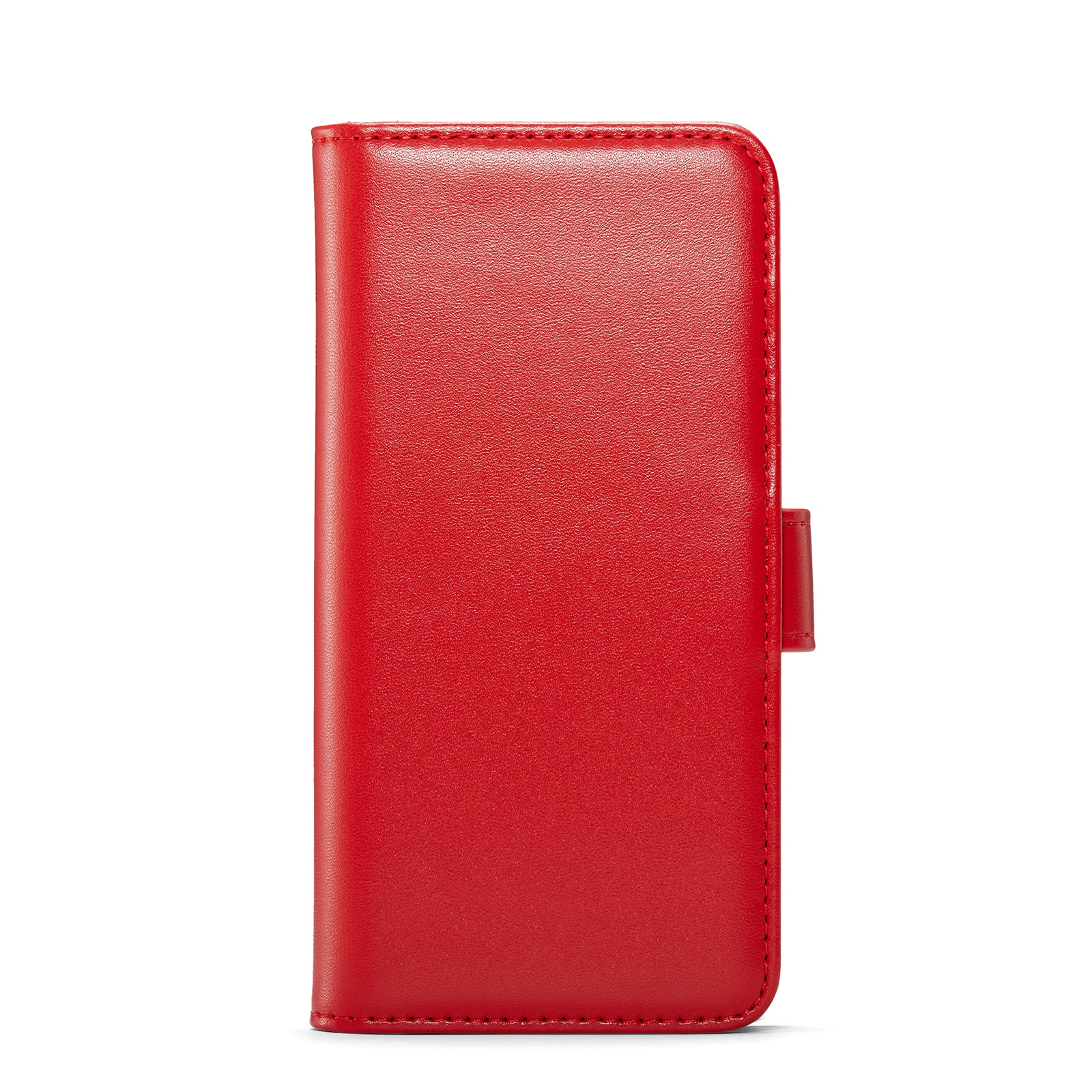 iPhone 16 Genuine Leather Wallet Case Red