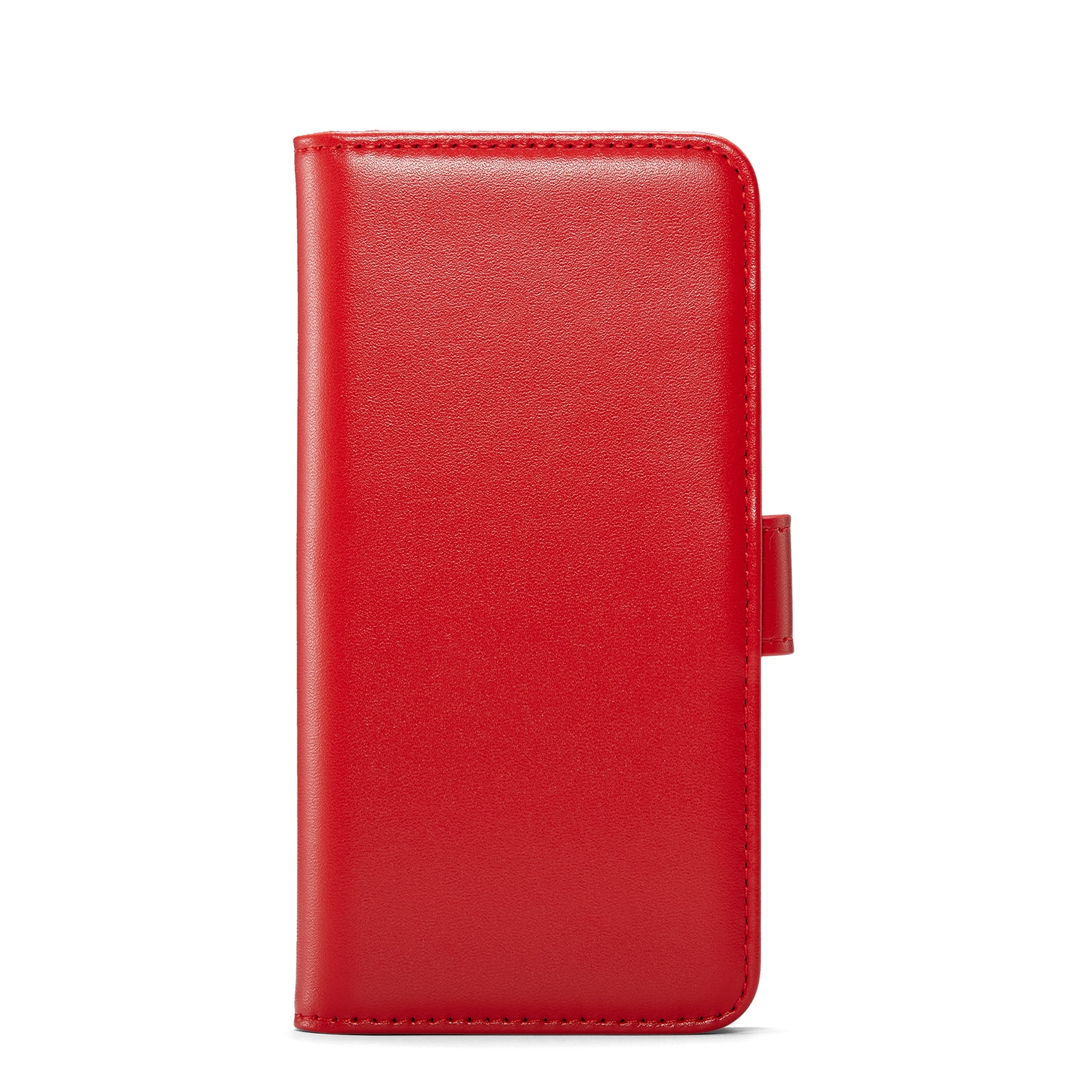iPhone 13 Genuine Leather Wallet Case Red