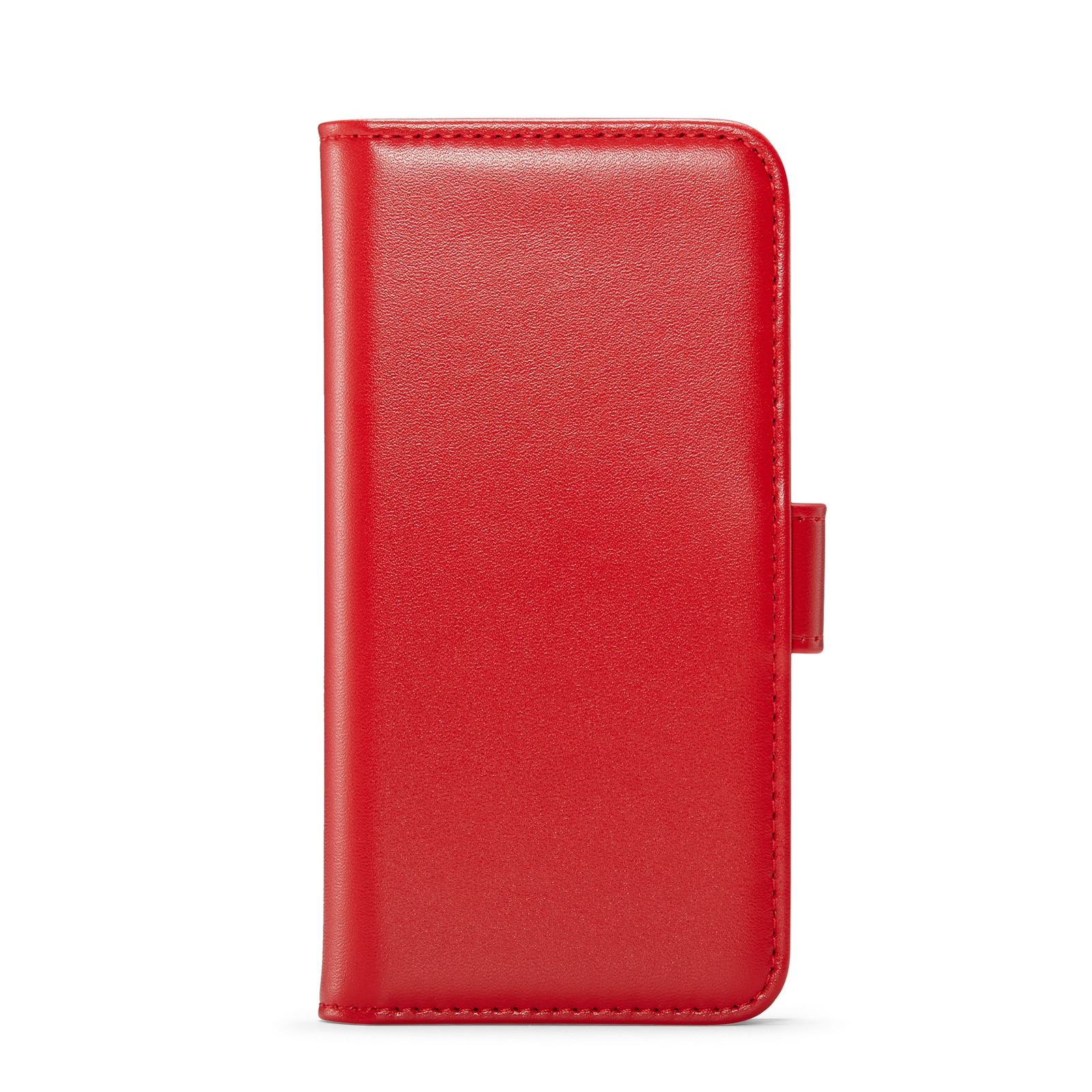 iPhone SE 2022 Genuine Leather Wallet Case Red