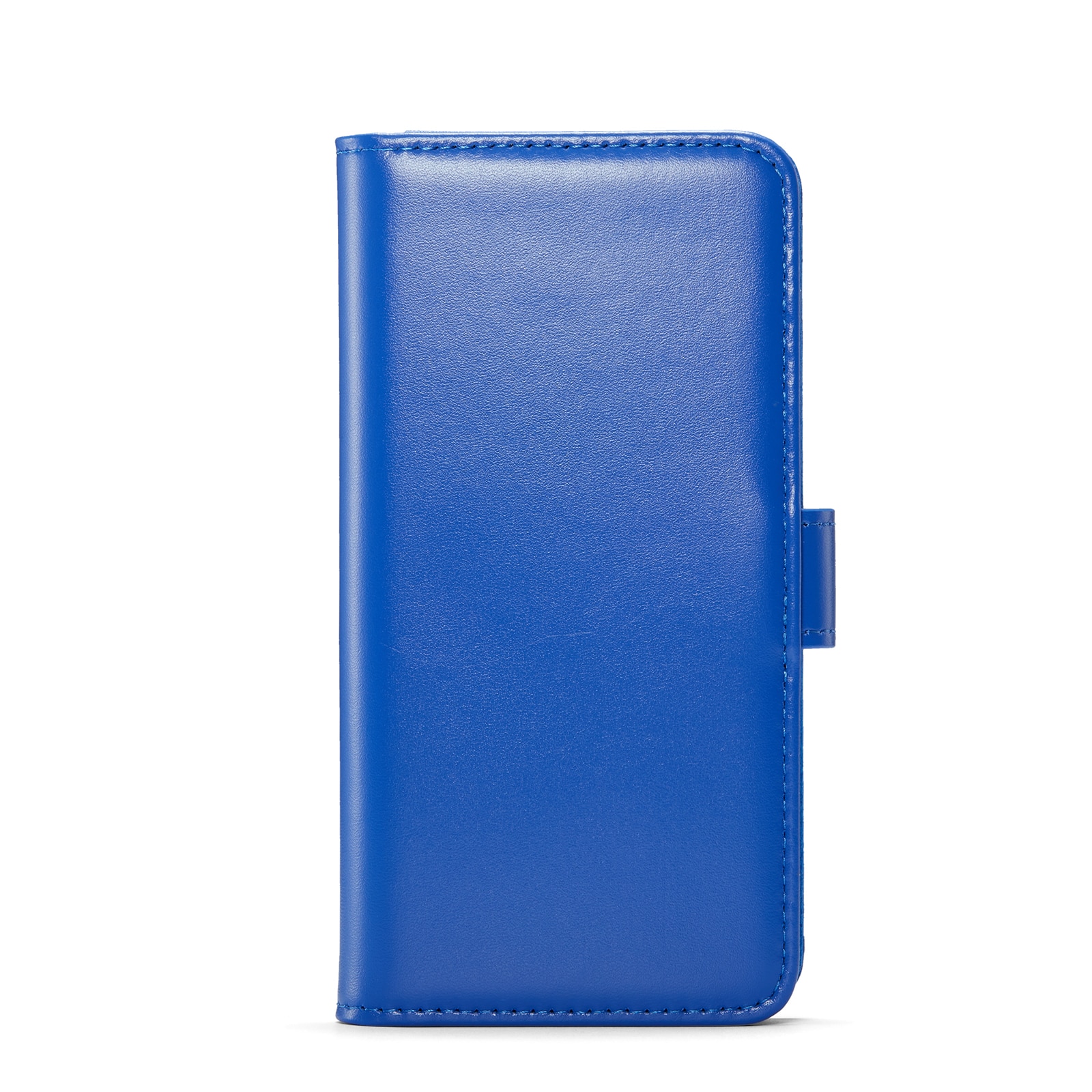 iPhone 16e Genuine Leather Wallet Case Blue