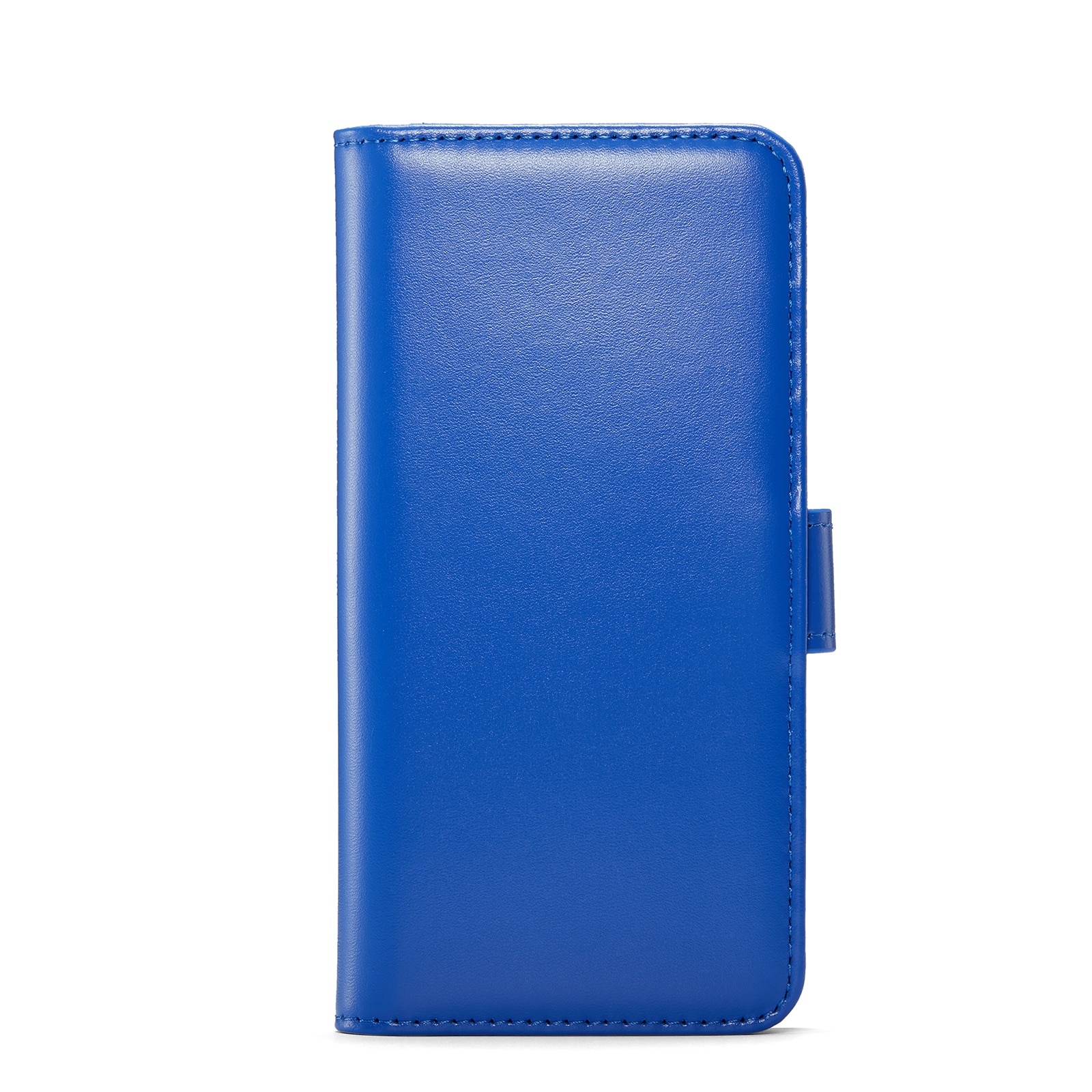 iPhone 16 Genuine Leather Wallet Case Blue