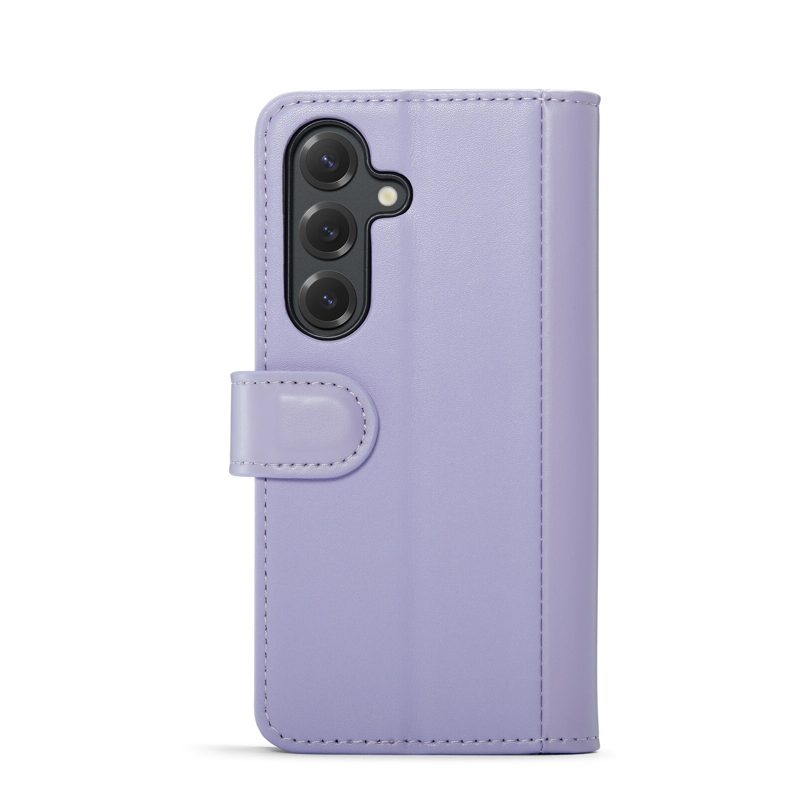Samsung Galaxy S25 FE Genuine Leather Wallet Case Purple