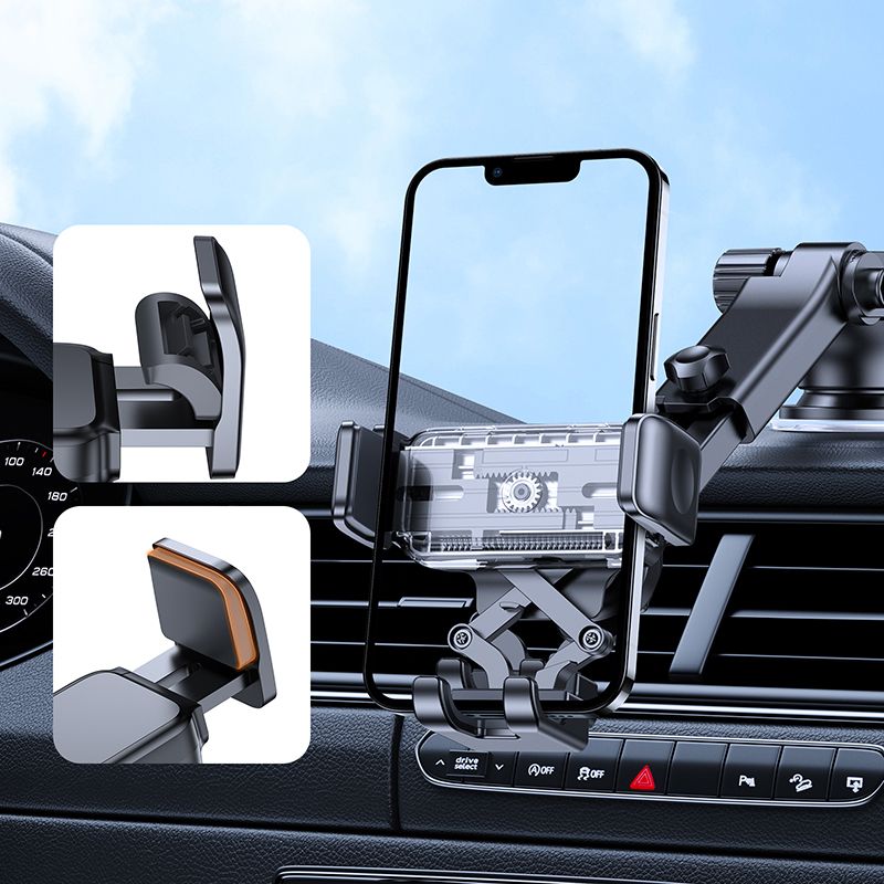 JR-ZS283 Dashboard Car Phone Holder Black
