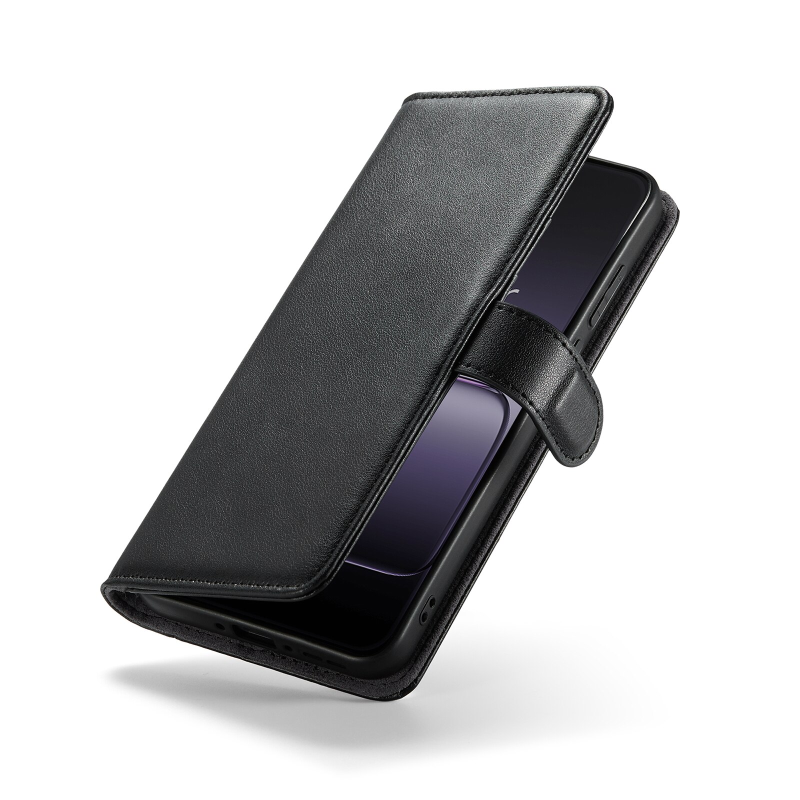  OnePlus Nord 5 Genuine Leather Wallet Case Black