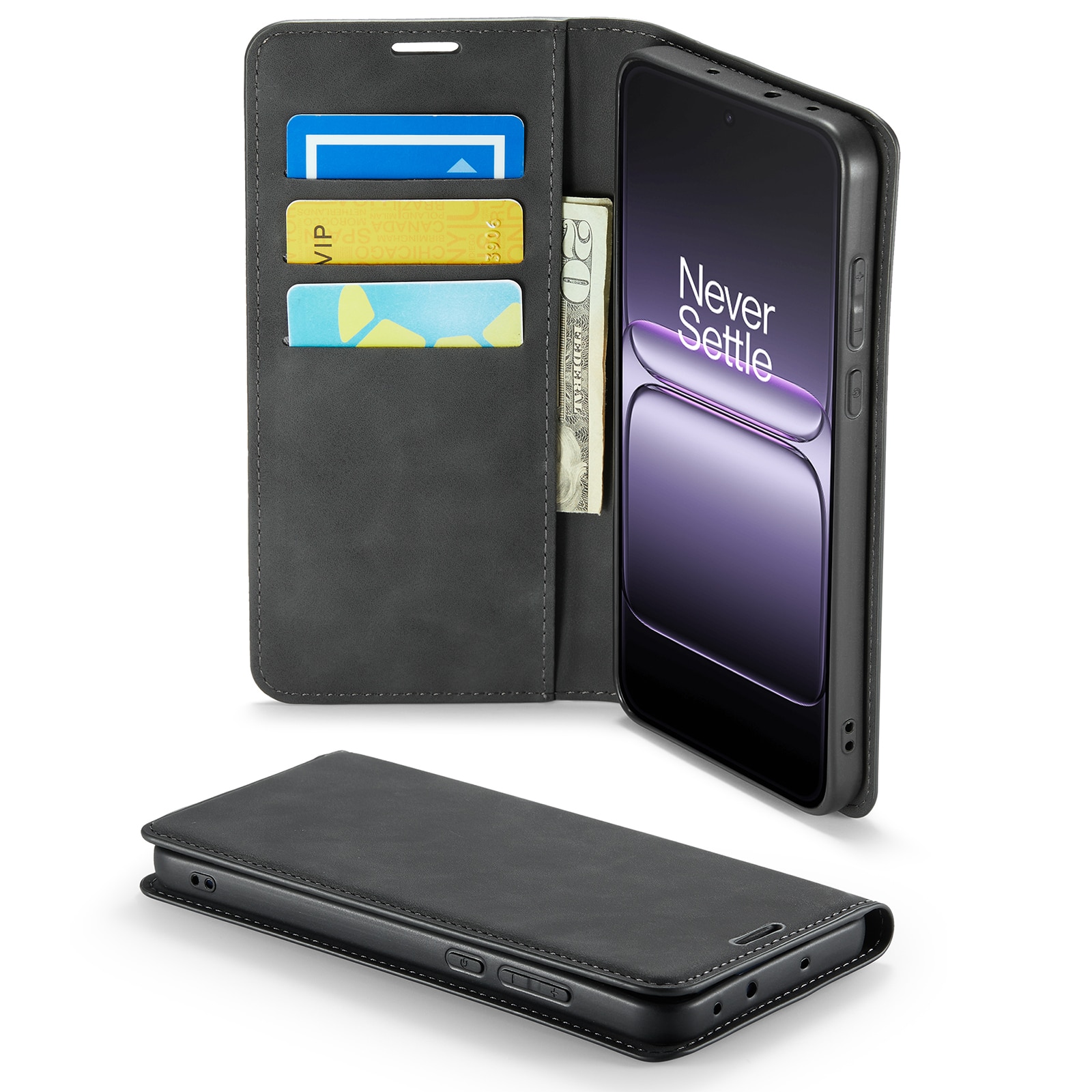  OnePlus Nord CE5 Slim Wallet Case Black