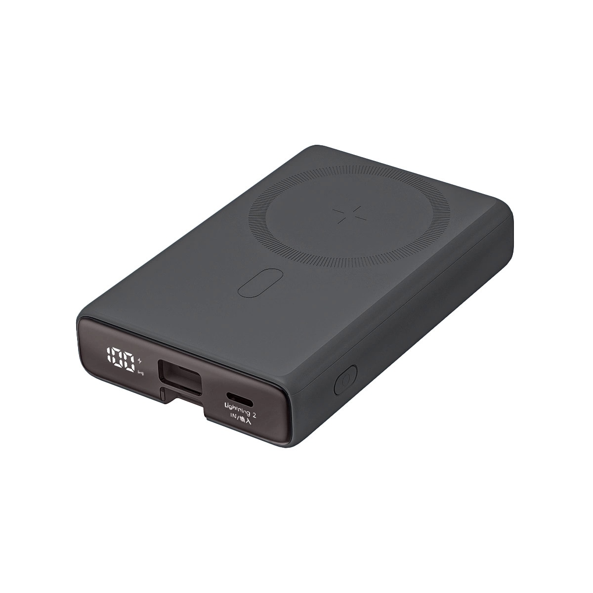 Powerbank MagSafe 10000 mAh USB-C + Lightning Black