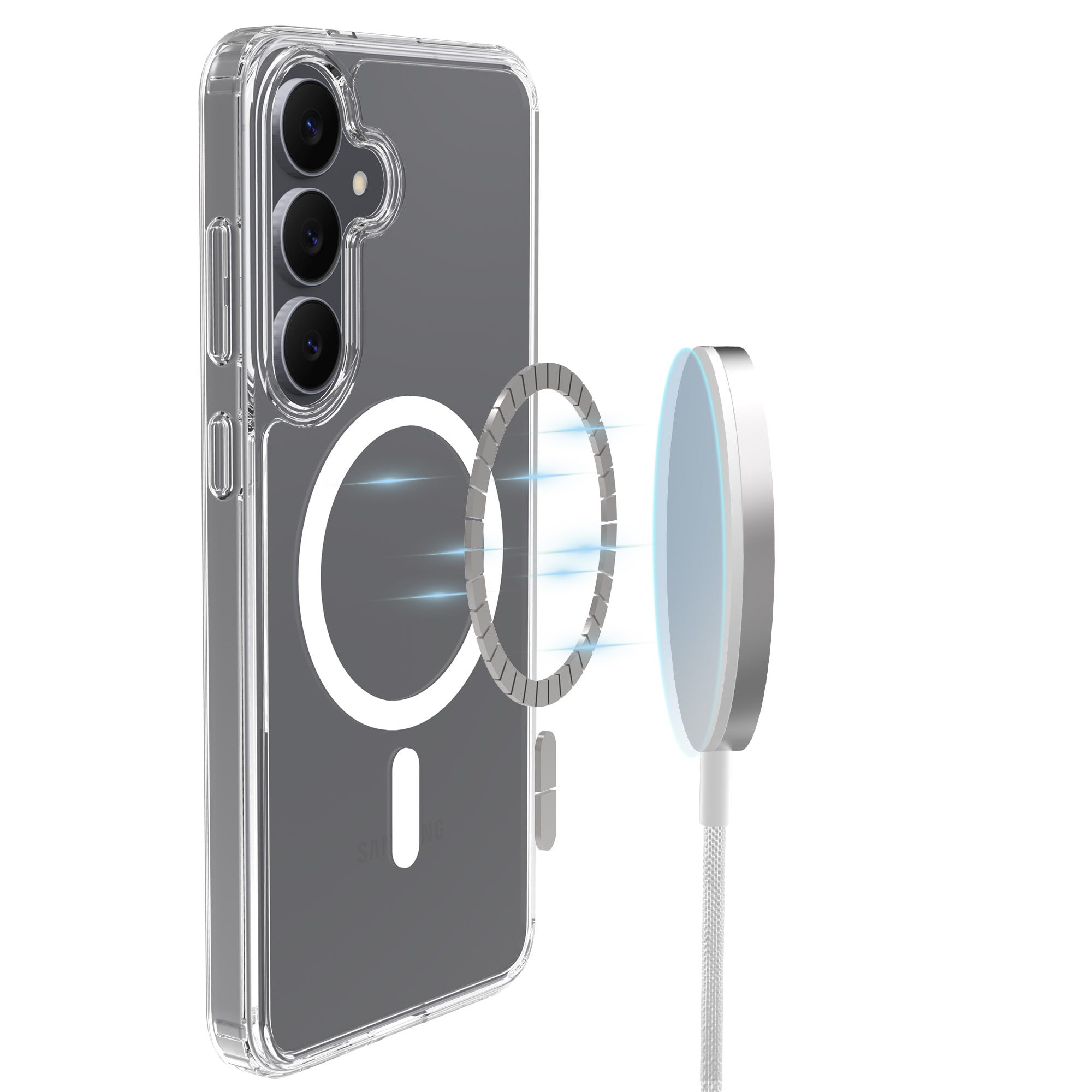 Hybrid Case MagSafe Samsung Galaxy S25 FE Transparent