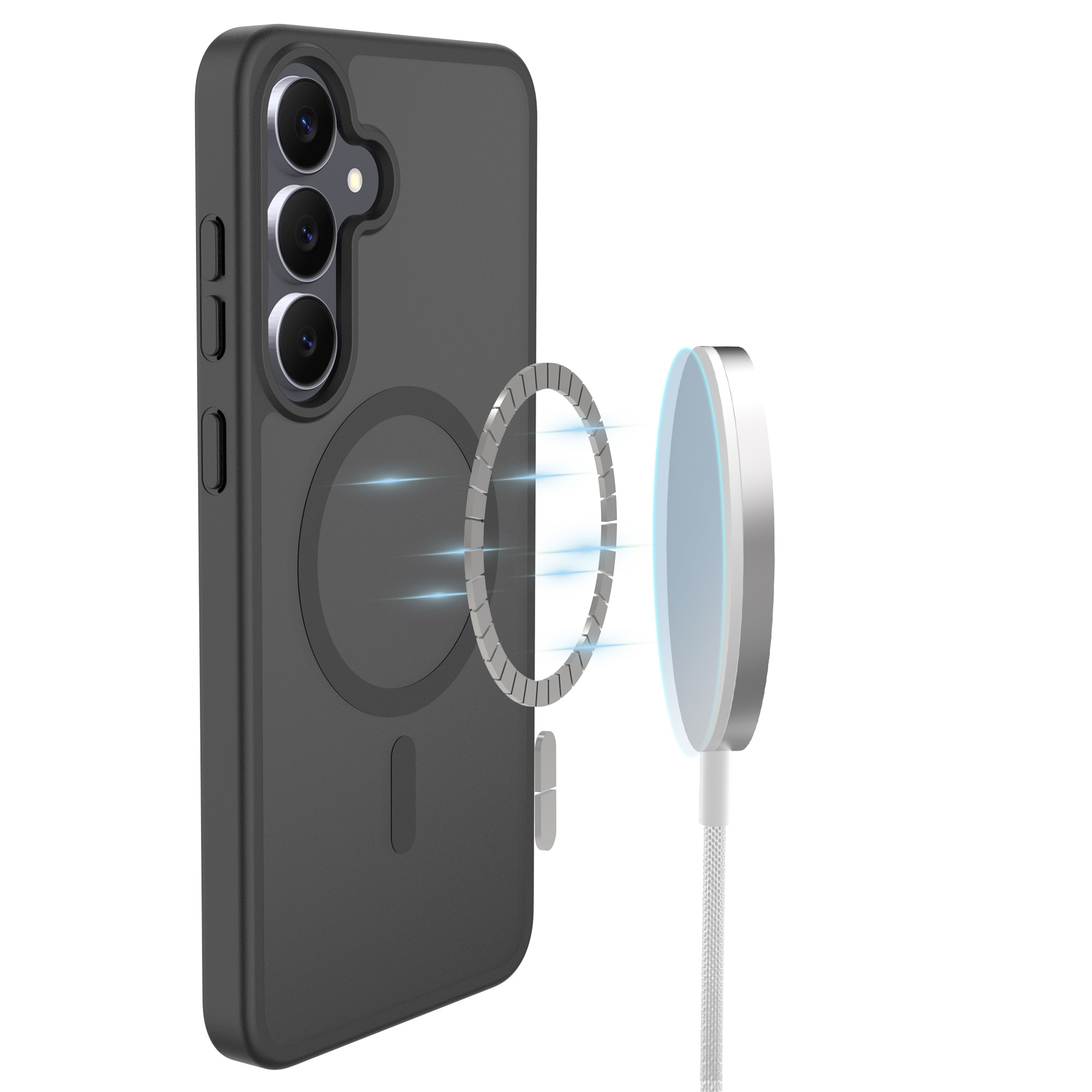 Magnetic Hybrid Case Samsung Galaxy S25 FE Frosted Black