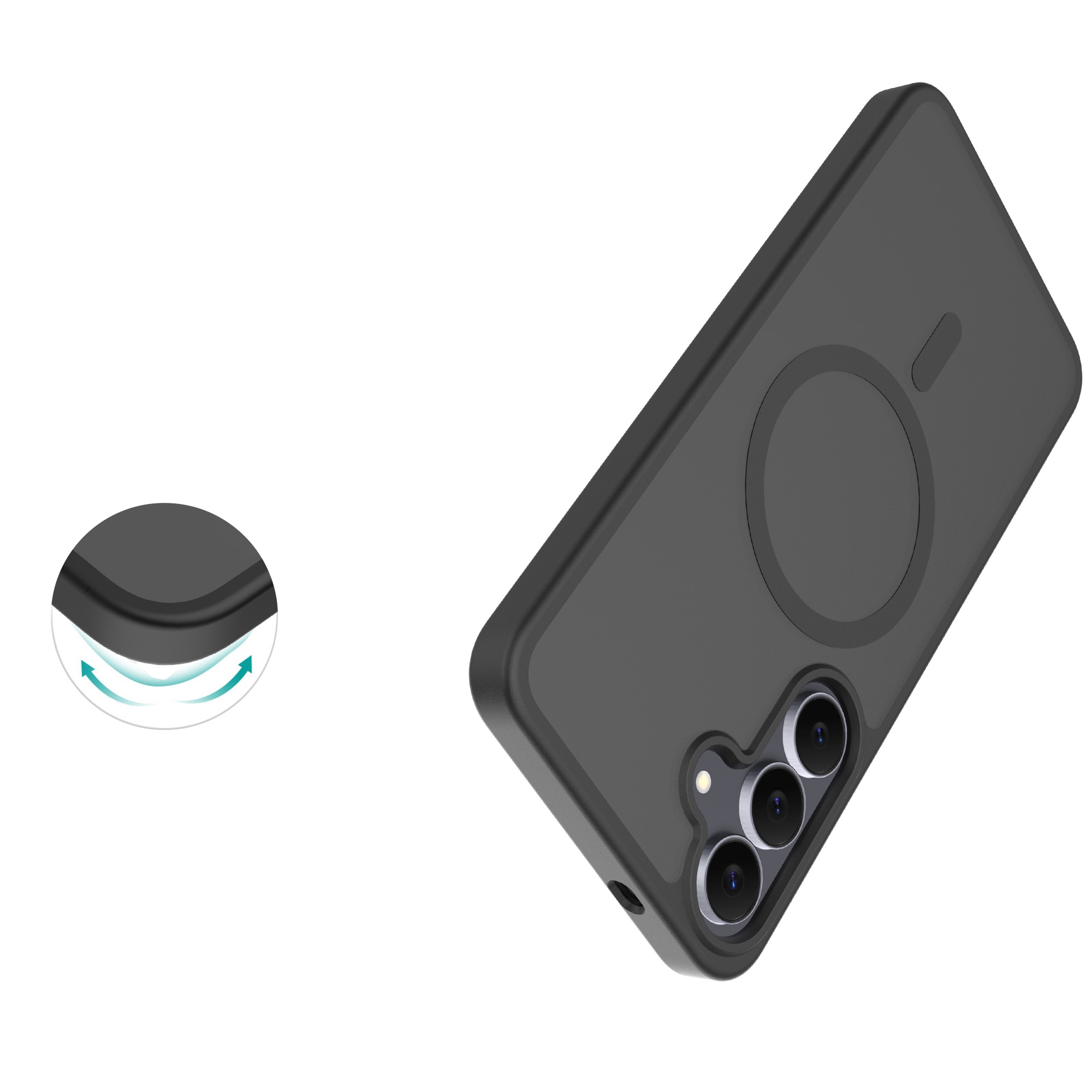 Magnetic Hybrid Case Samsung Galaxy S25 FE Frosted Black