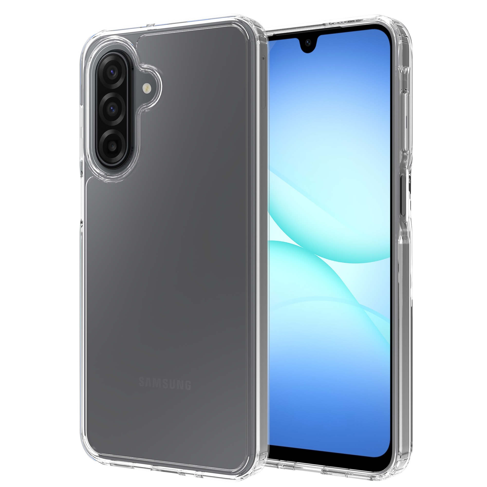 Samsung Galaxy A17 Hybrid Case Transparent