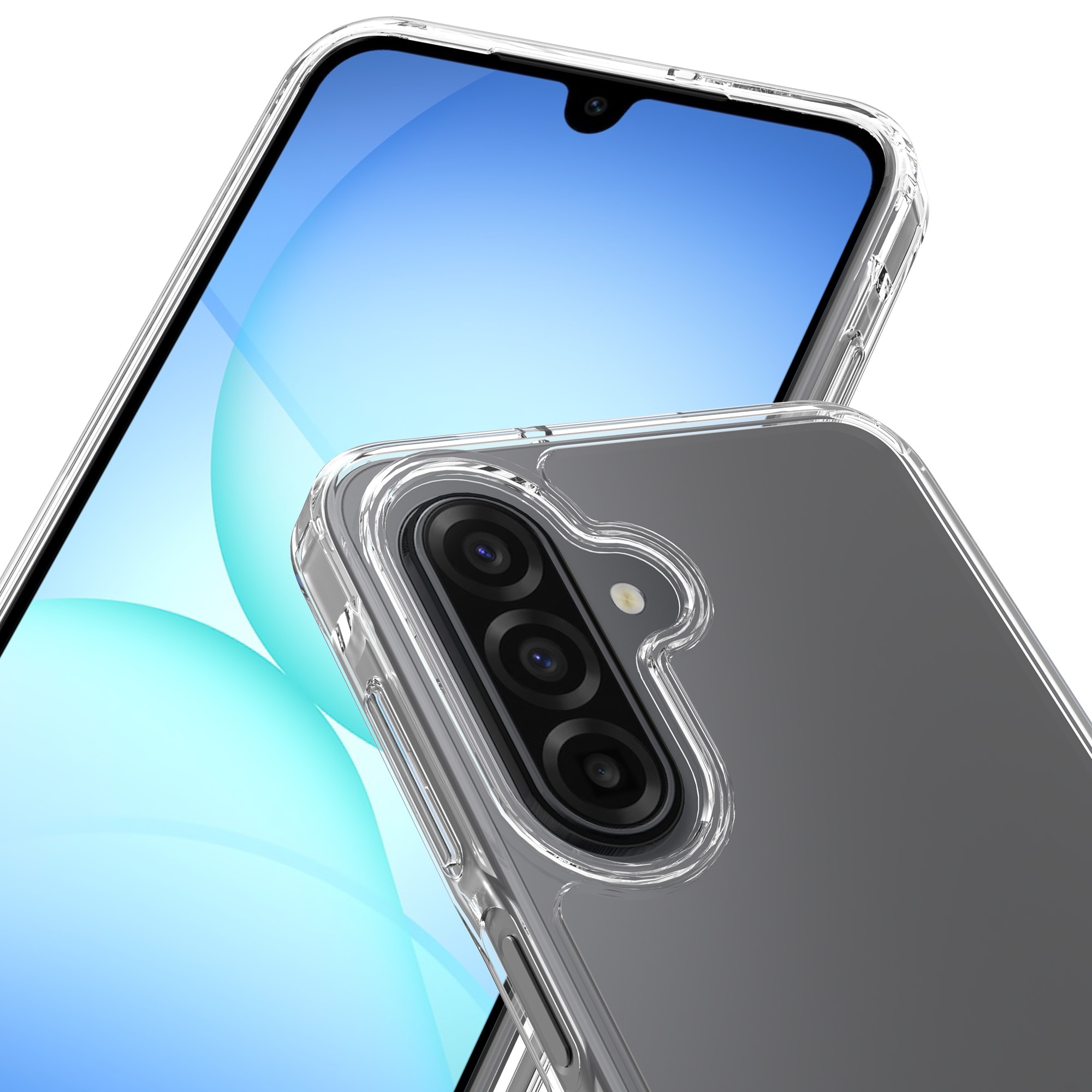 Samsung Galaxy A17 Hybrid Case Transparent
