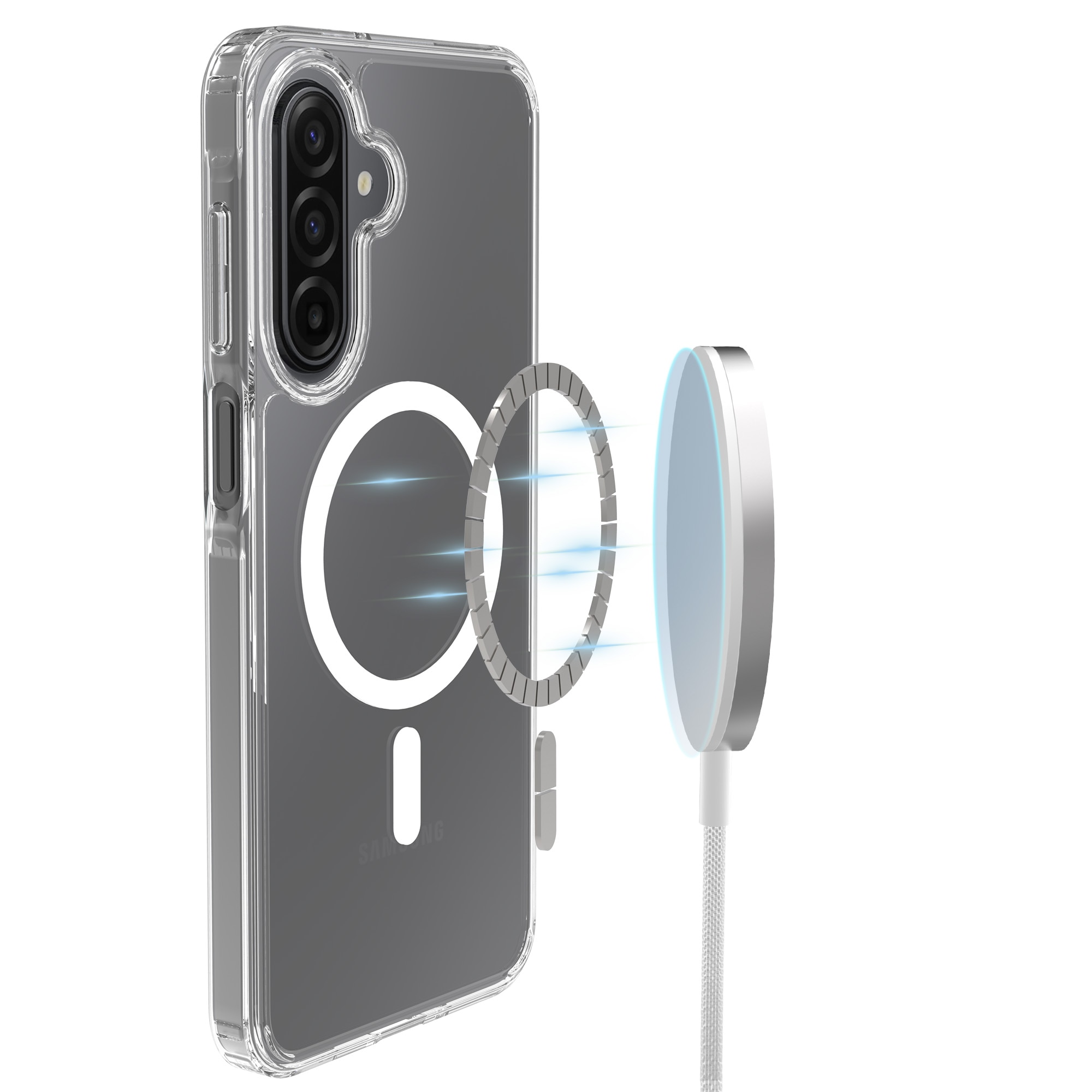 Hybrid Case MagSafe Samsung Galaxy A17 Transparent