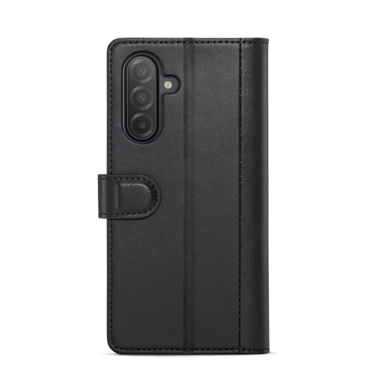 Samsung Galaxy A17 Genuine Leather Wallet Case Black