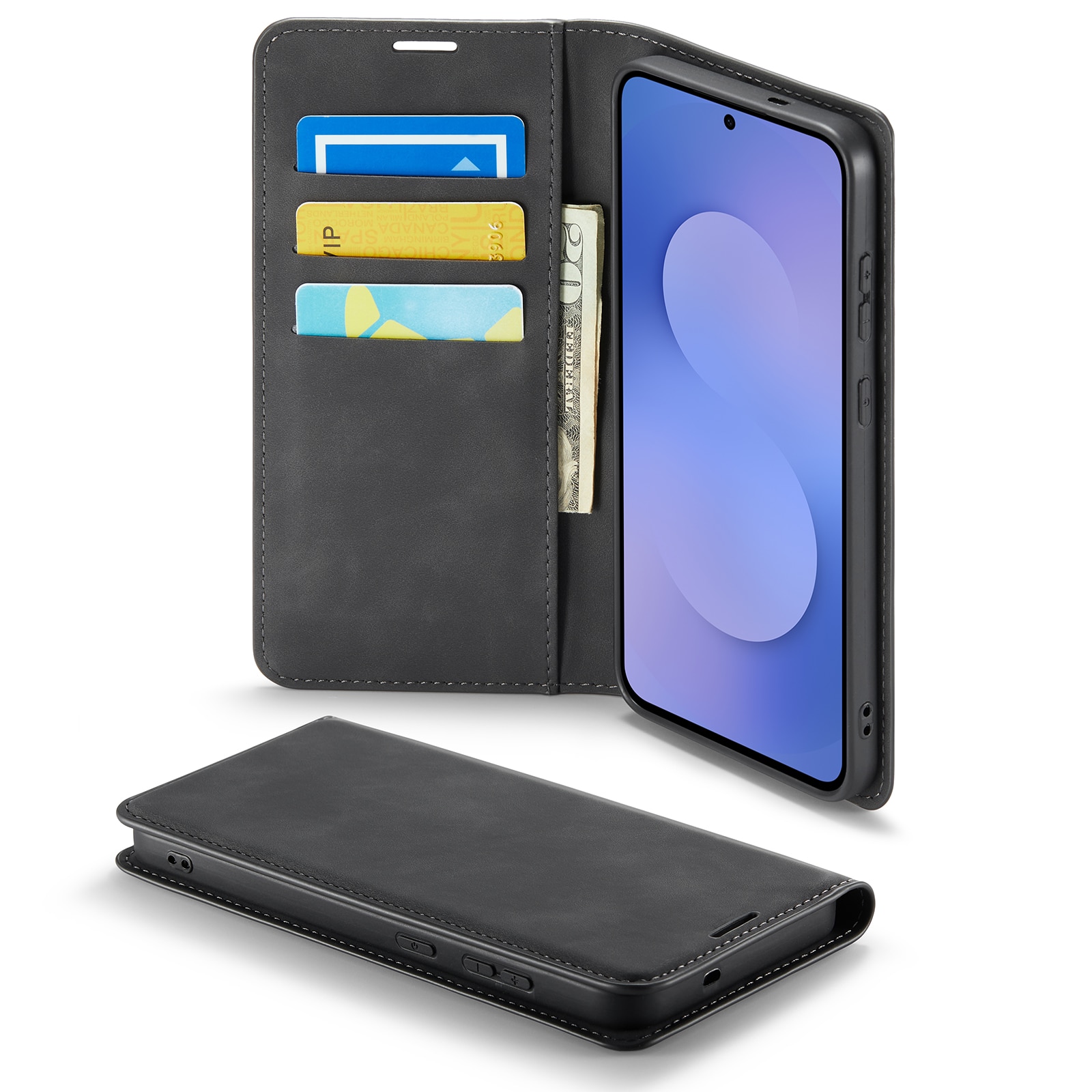 Samsung Galaxy S25 FE Slim Wallet Case Black