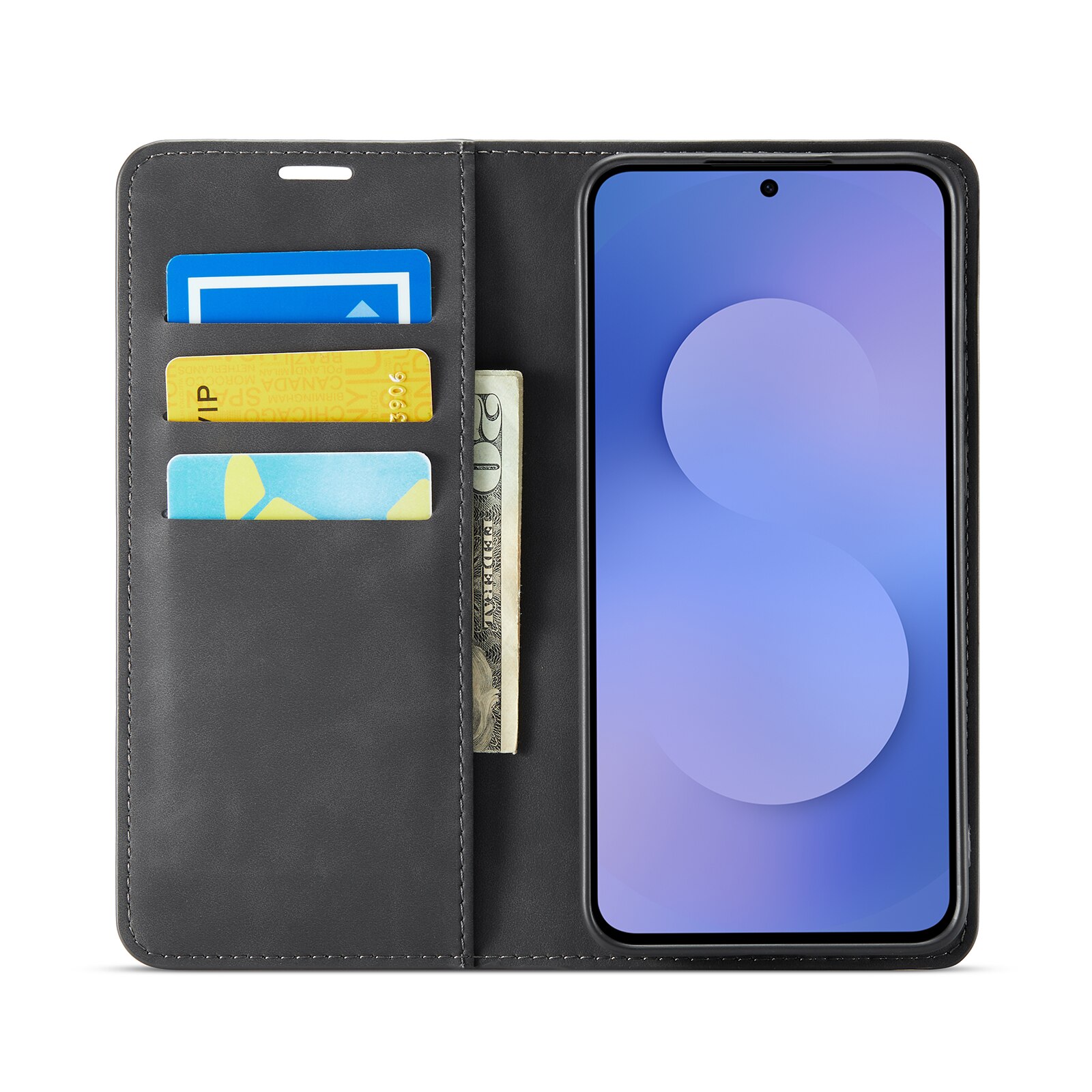 Samsung Galaxy S25 FE Slim Wallet Case Black