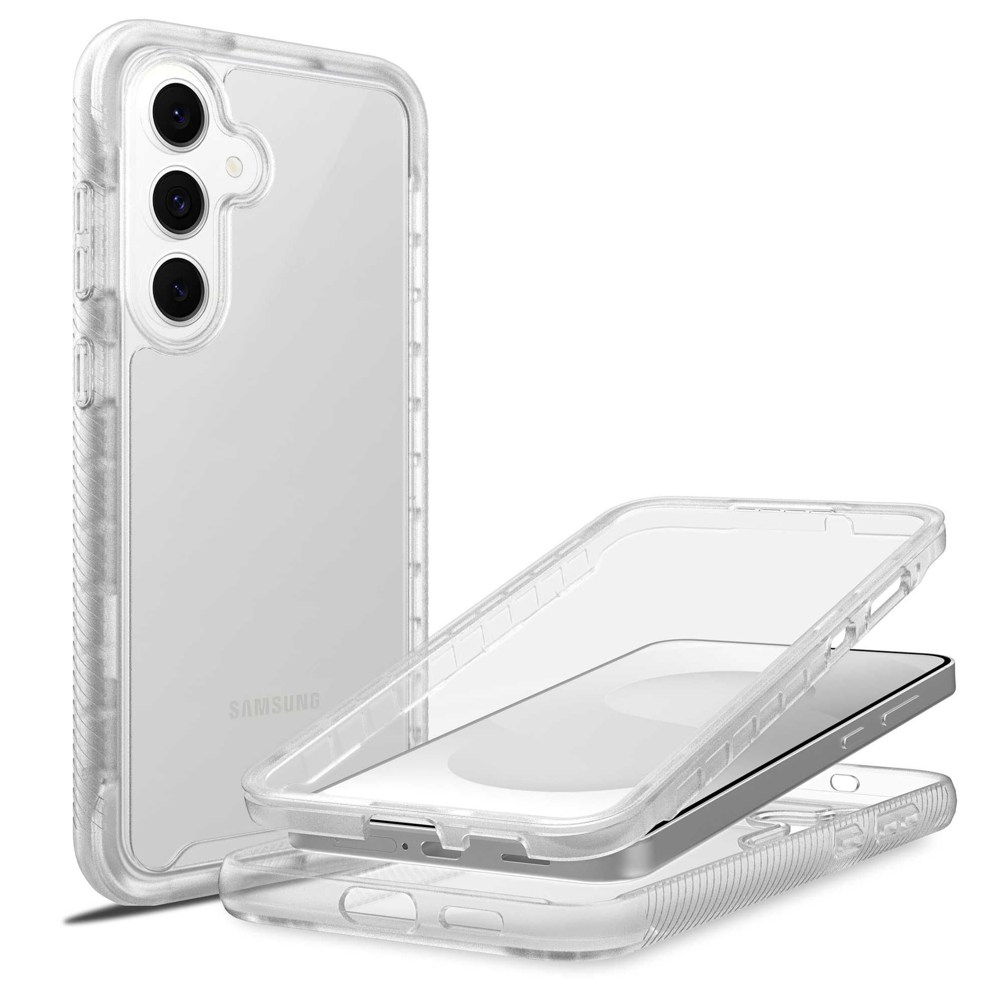 Samsung Galaxy S25 FE Full Protection Case Transparent