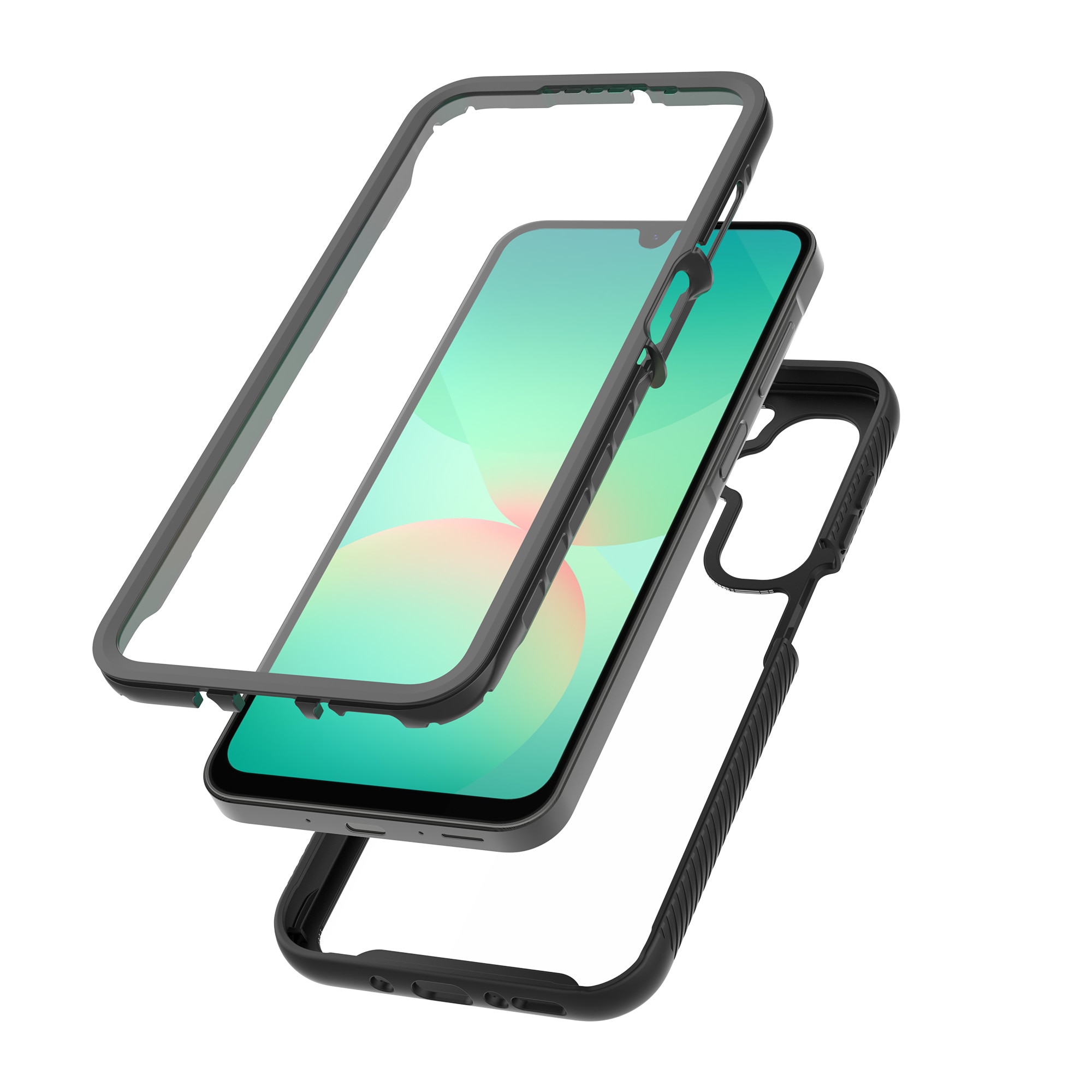 Samsung Galaxy A17 Full Protection Case Black/Transparent