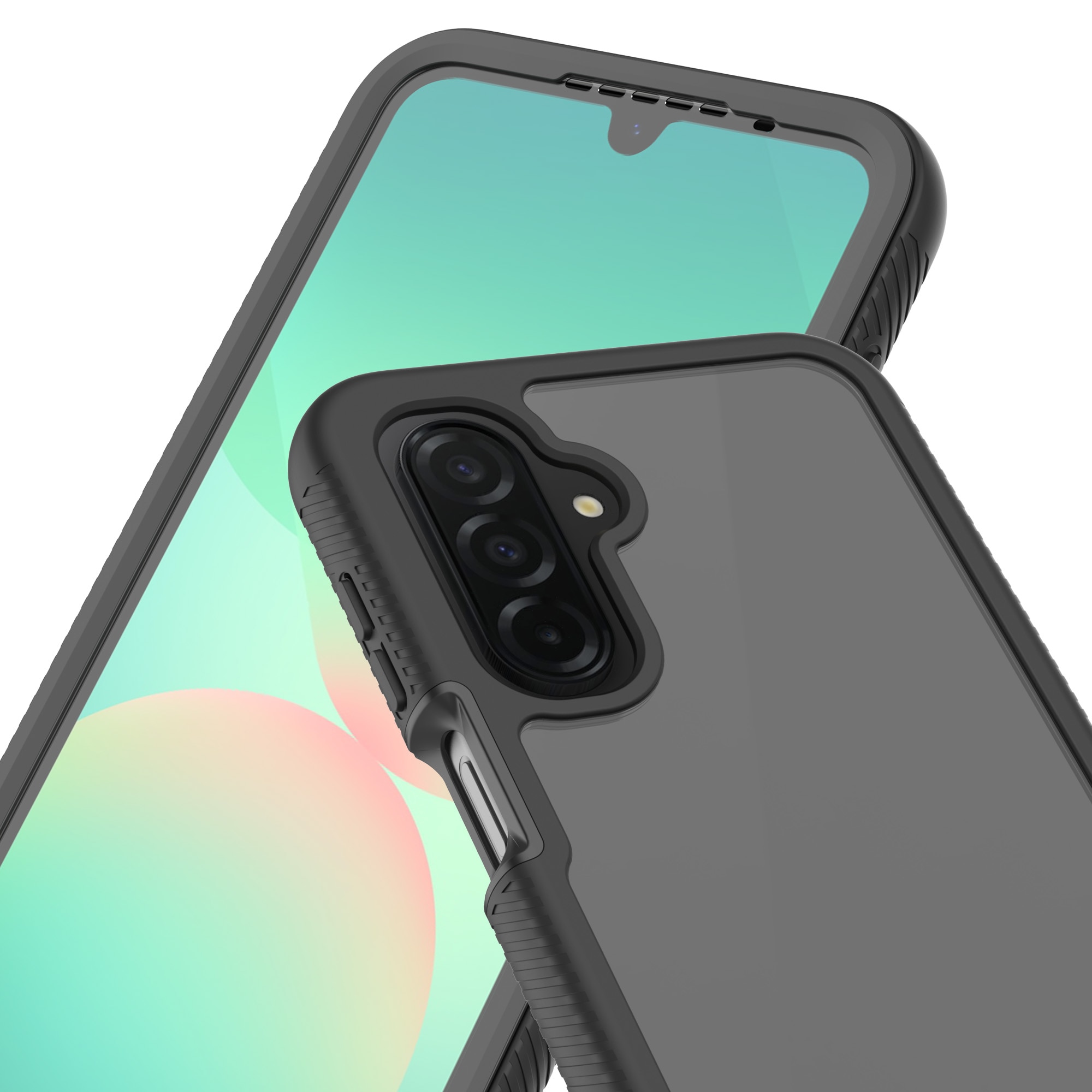 Samsung Galaxy A17 Full Protection Case Black/Transparent