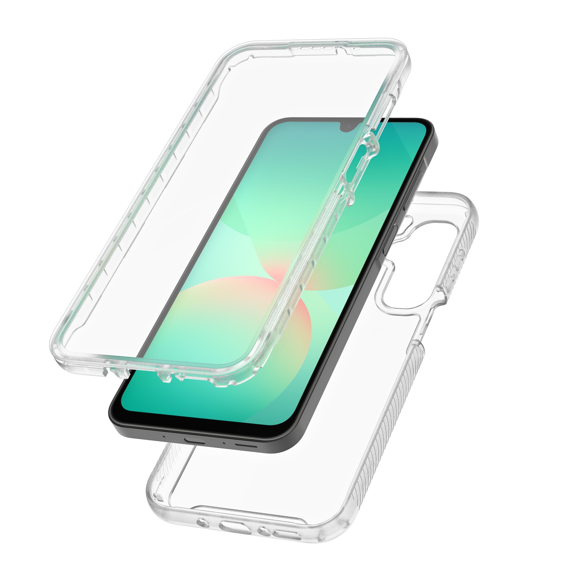 Samsung Galaxy A17 Full Protection Case Transparent