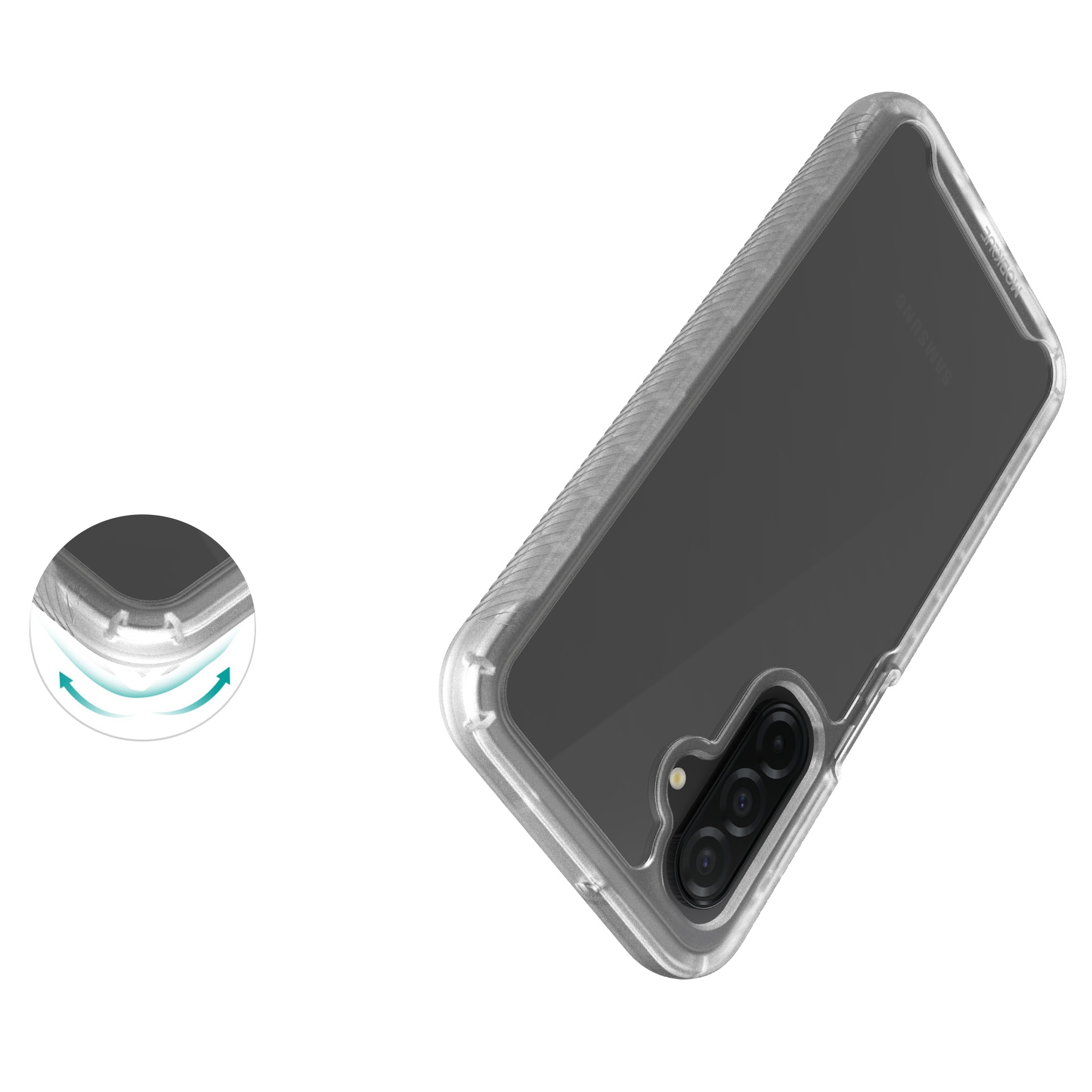 Samsung Galaxy A17 Full Protection Case Transparent