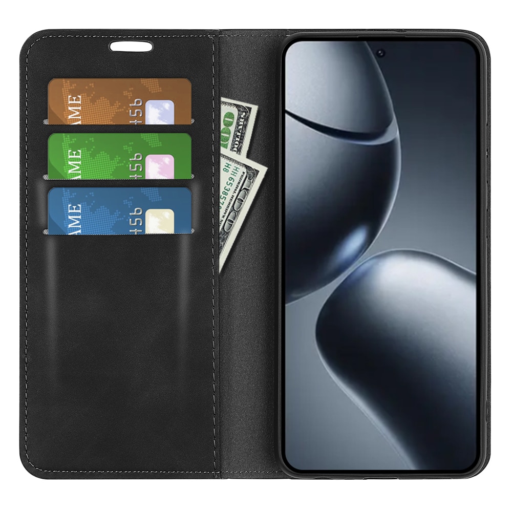 Xiaomi 15T Slim Wallet Case Black