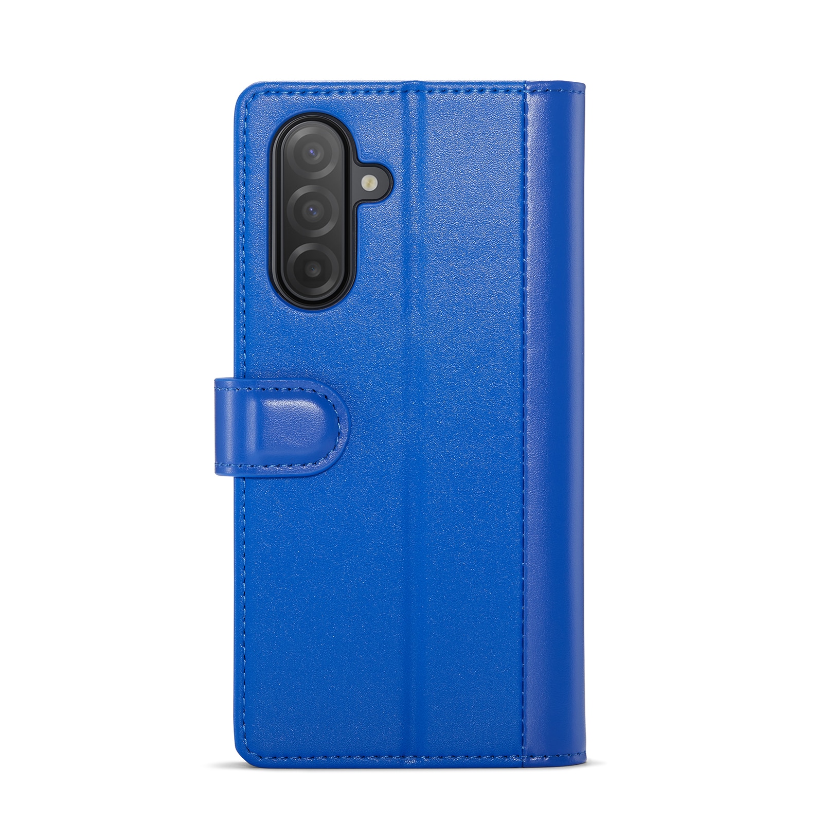 Samsung Galaxy A17 Genuine Leather Wallet Case Blue