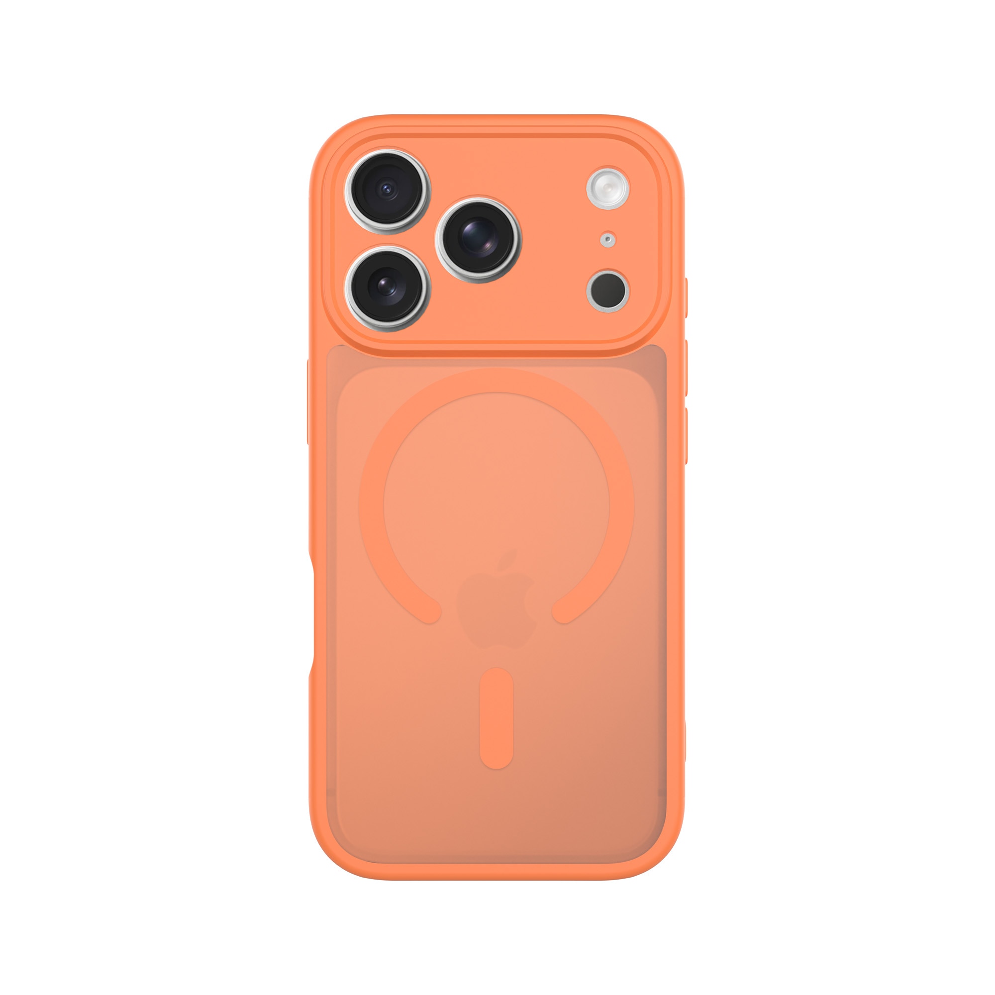 Magnetic Hybrid Case iPhone 17 Pro Max Frosted Orange