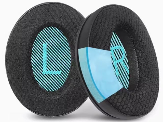  Bose QC2 Headphone Earpads Mesh Black