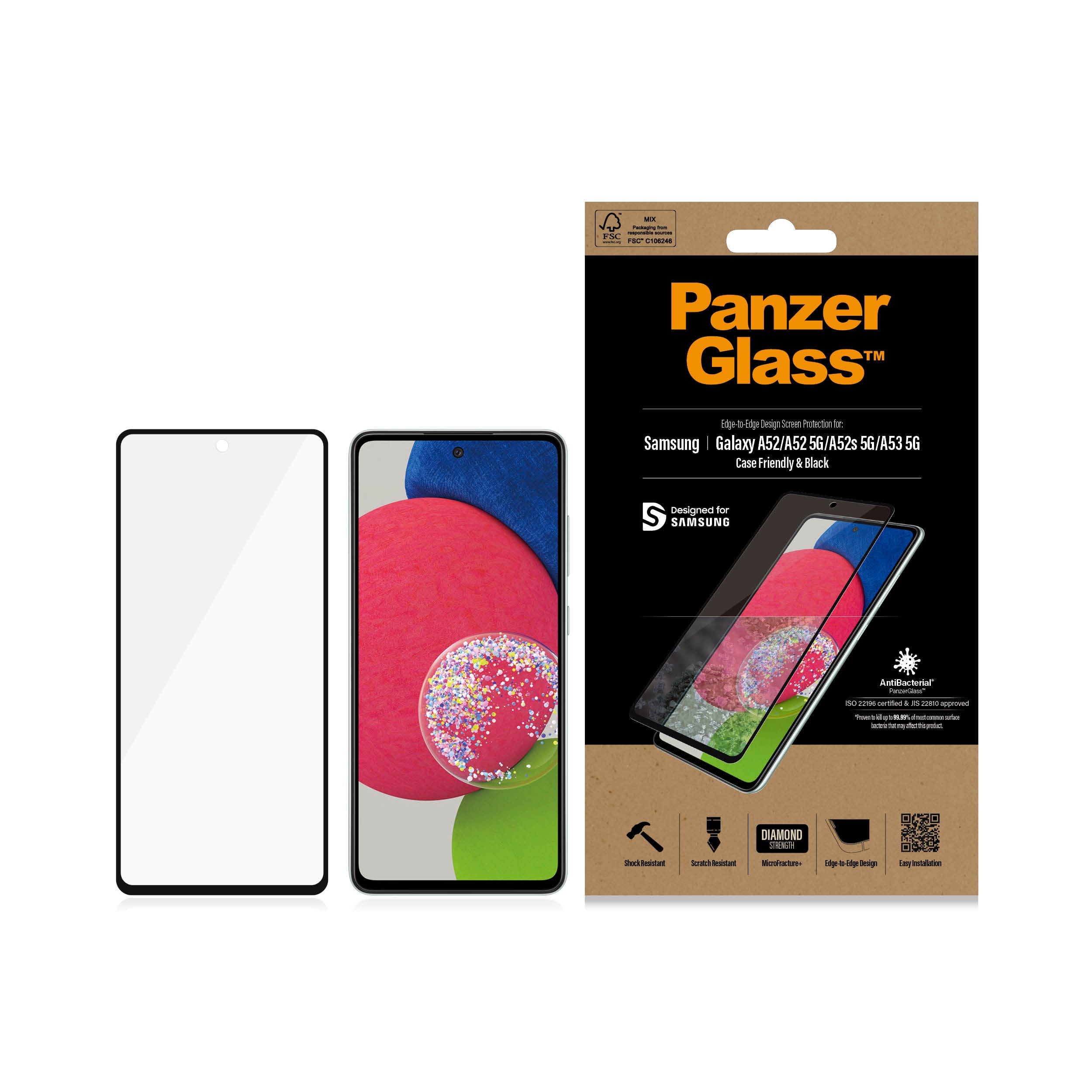Samsung Galaxy A53 Screen Protector Edge-to-Edge