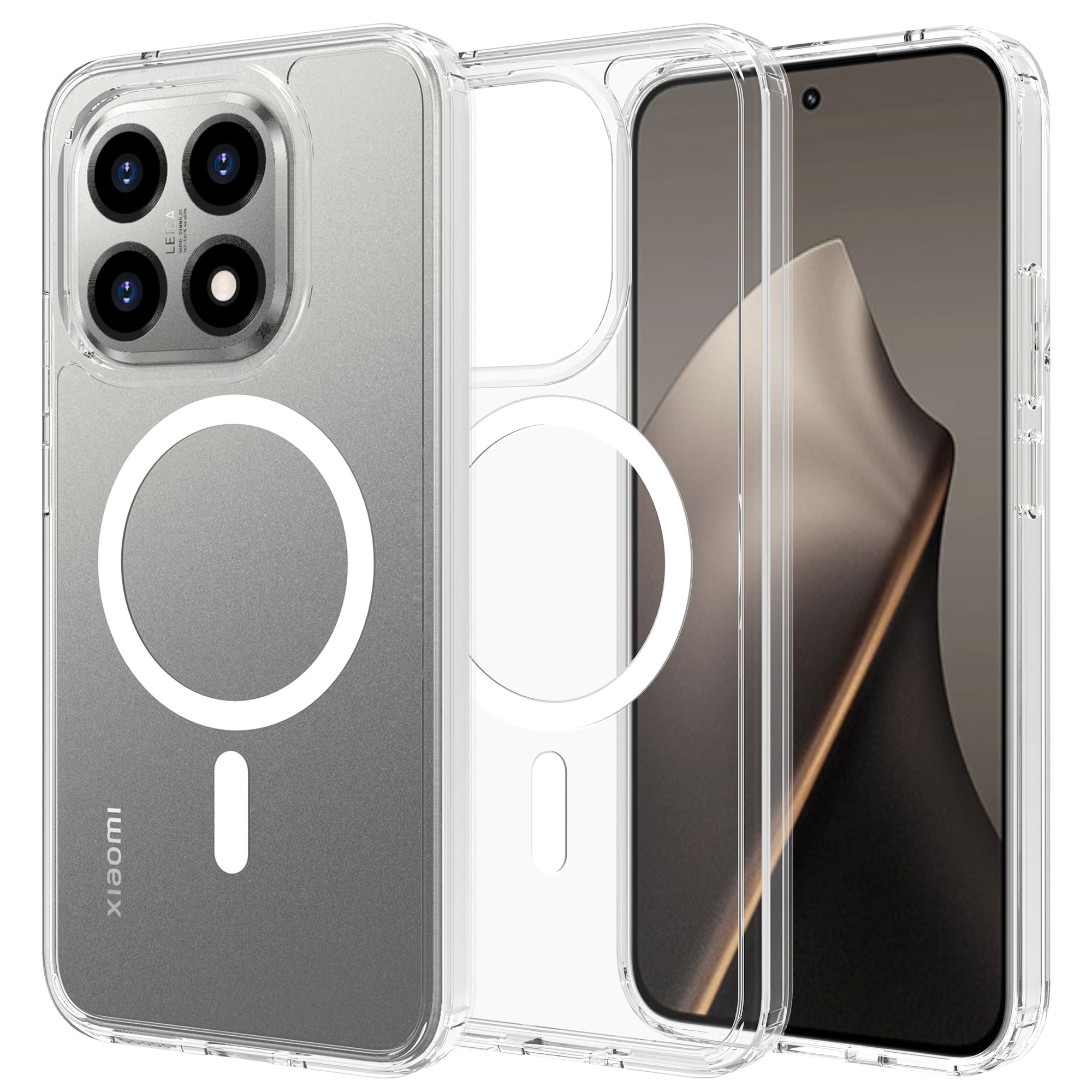 Hybrid Case MagSafe Xiaomi 15T Transparent