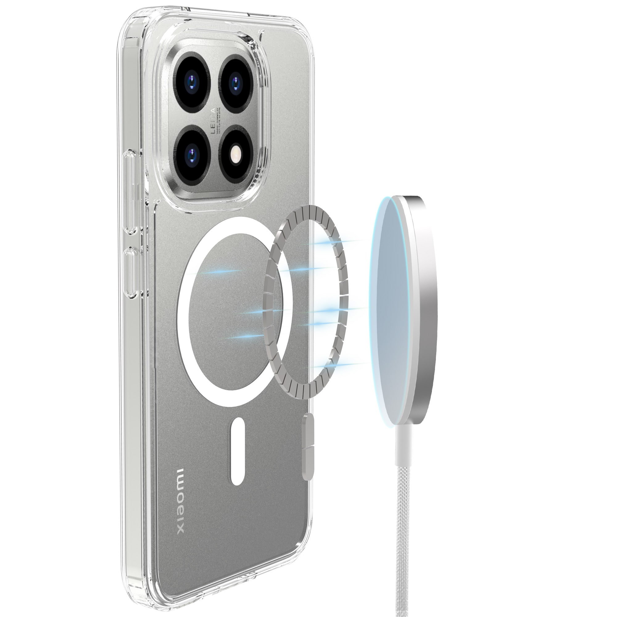 Hybrid Case MagSafe Xiaomi 15T Transparent