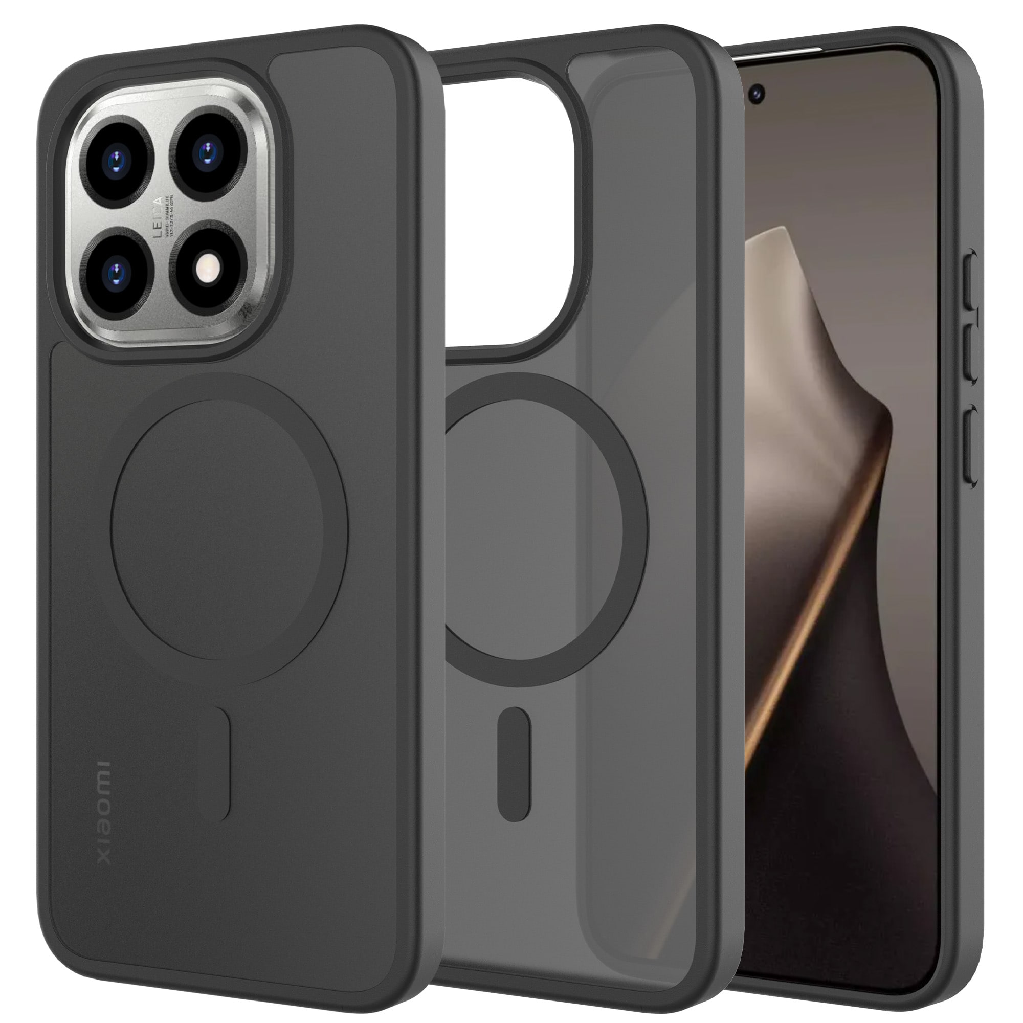 Magnetic Hybrid Case Xiaomi 15T Frosted Black