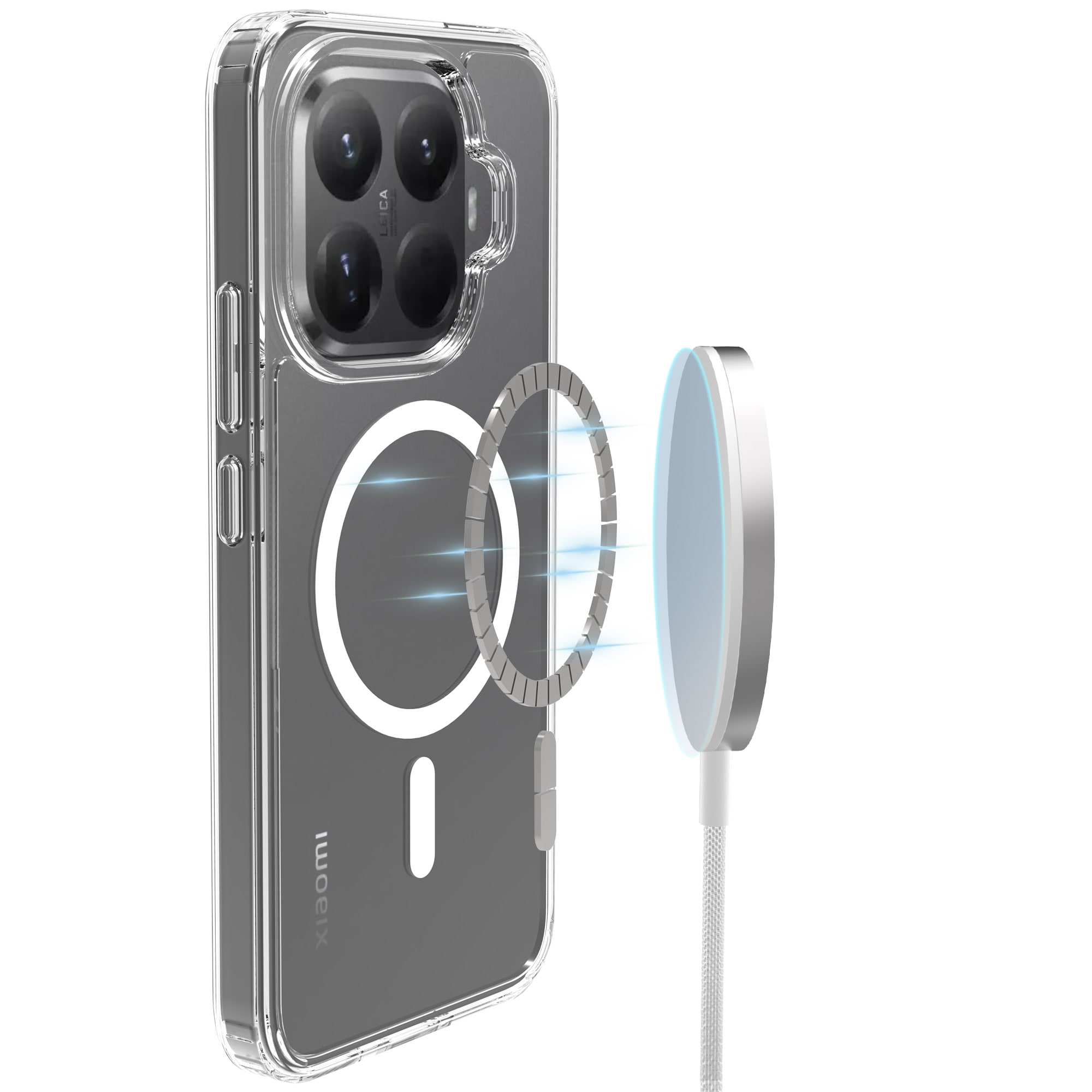 Hybrid Case MagSafe Xiaomi 15T Pro Transparent