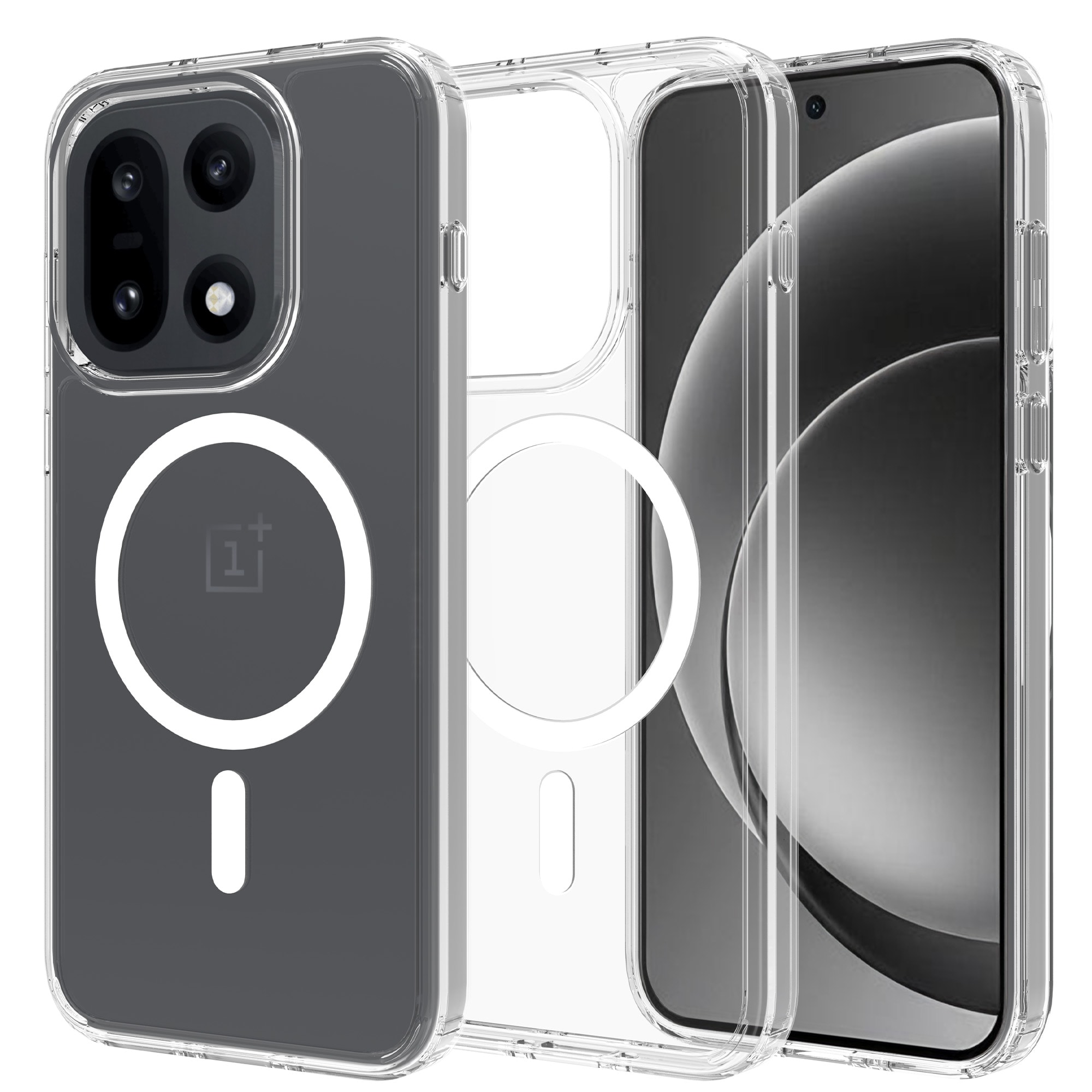 Hybrid Case MagSafe  OnePlus 15 Transparent
