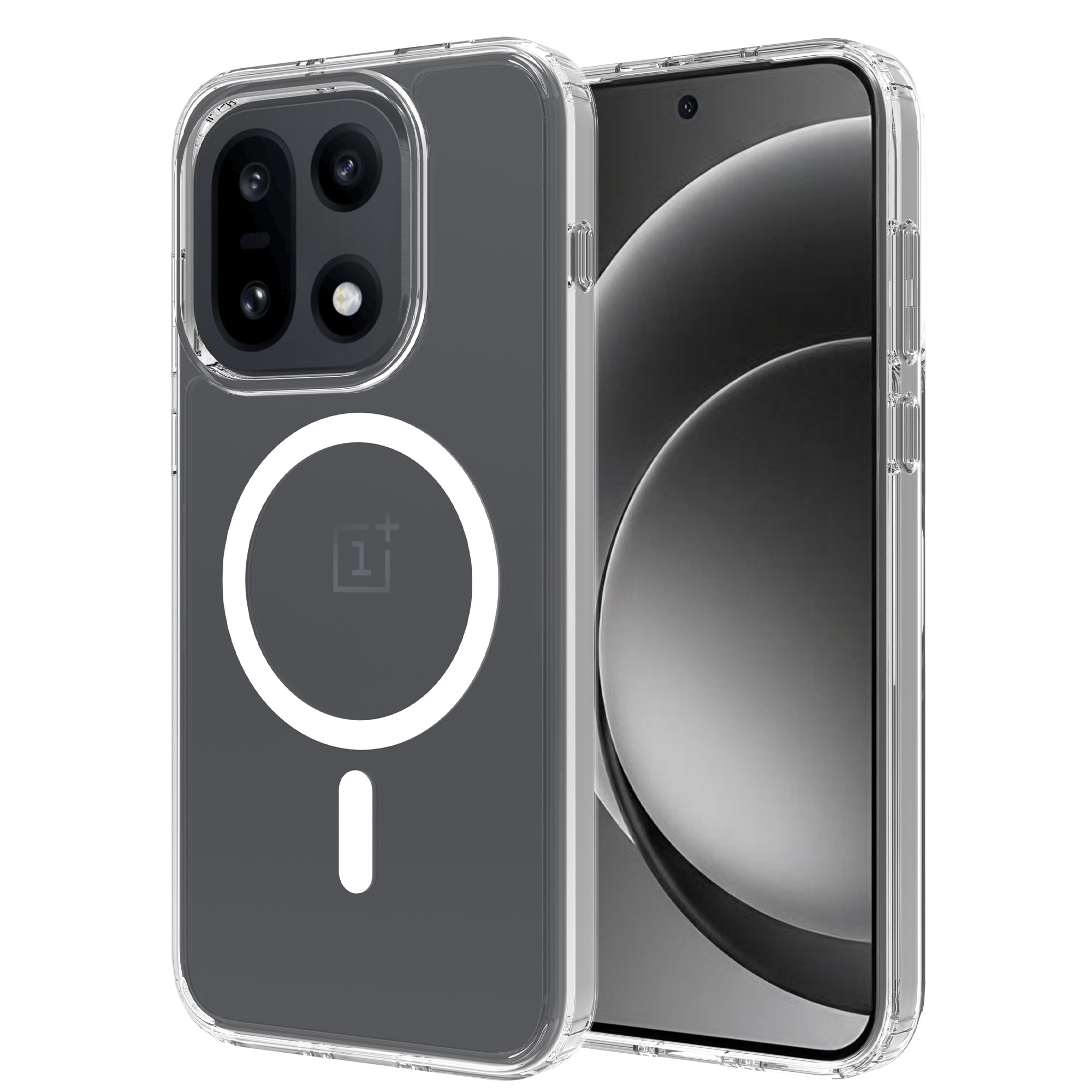 Hybrid Case MagSafe  OnePlus 15 Transparent