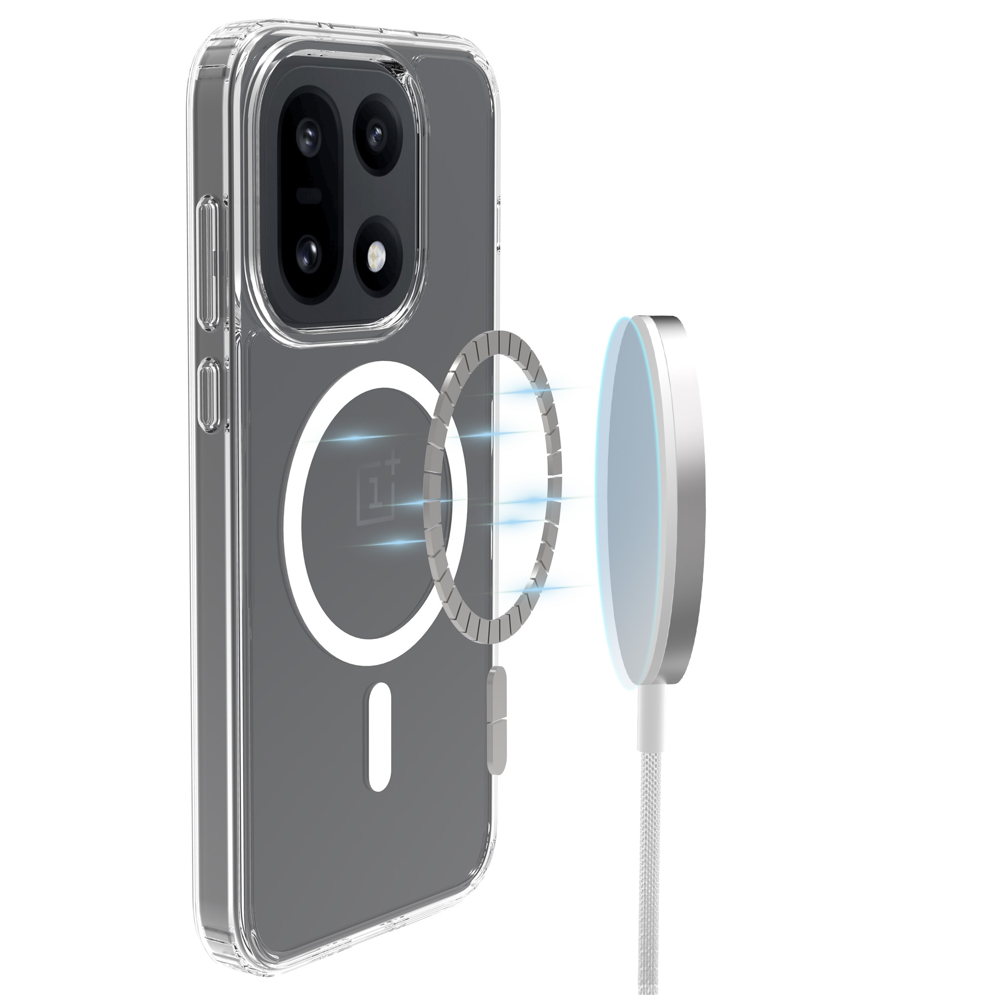 Hybrid Case MagSafe  OnePlus 15 Transparent