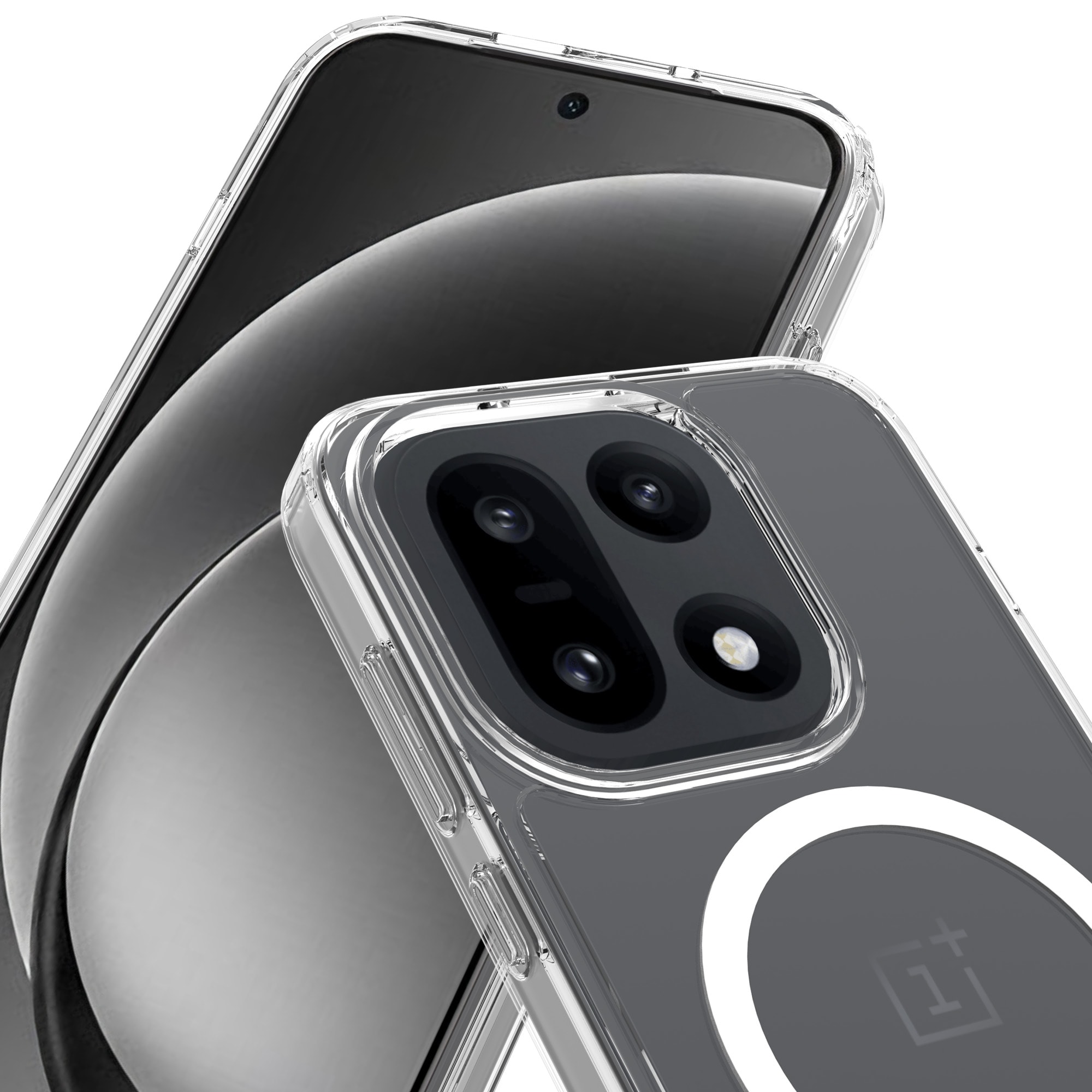 Hybrid Case MagSafe  OnePlus 15 Transparent