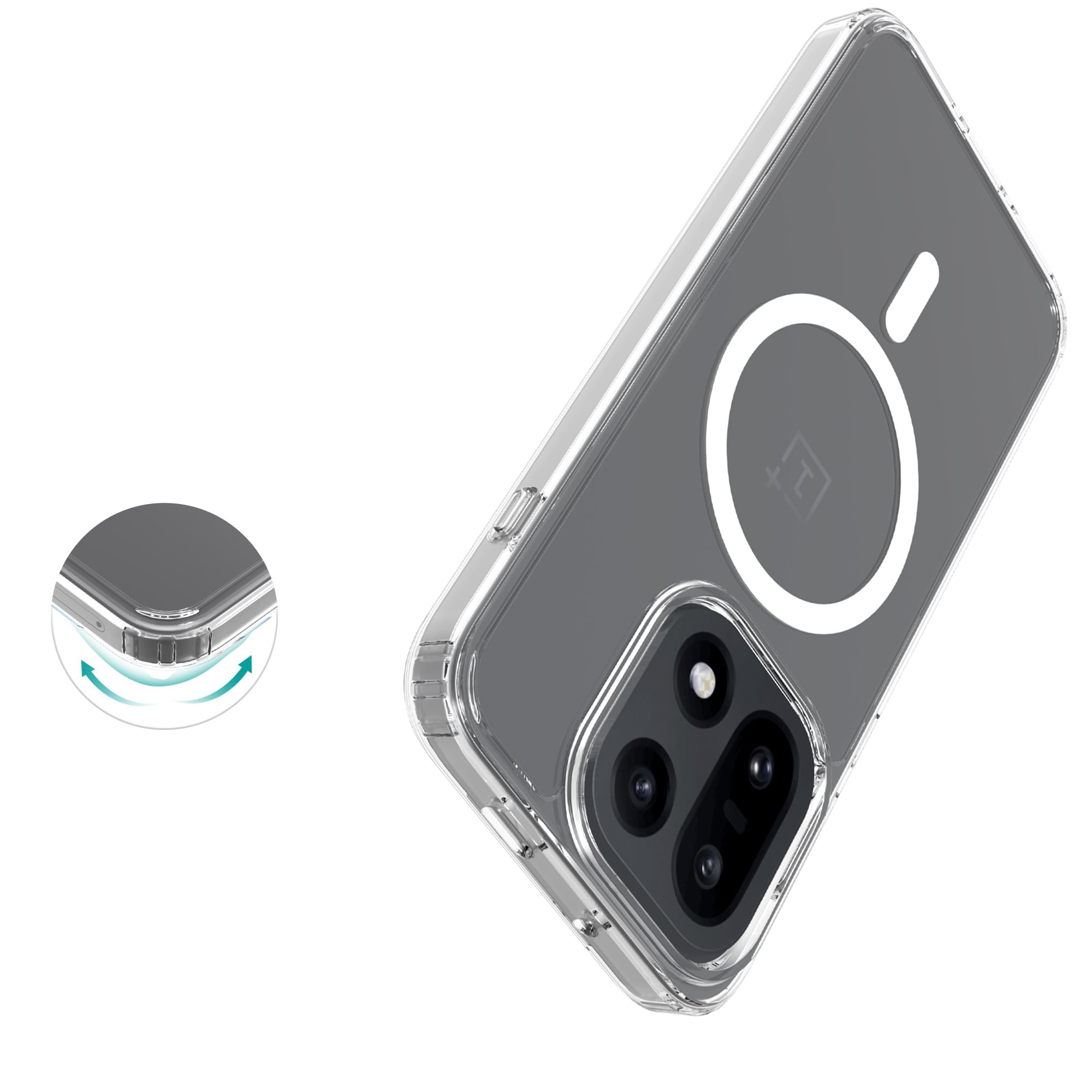 Hybrid Case MagSafe  OnePlus 15 Transparent