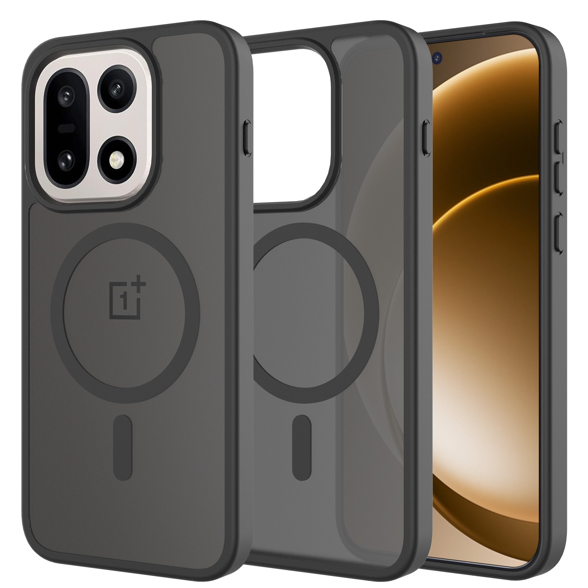 Magnetic Hybrid Case  OnePlus 15 Frosted Black