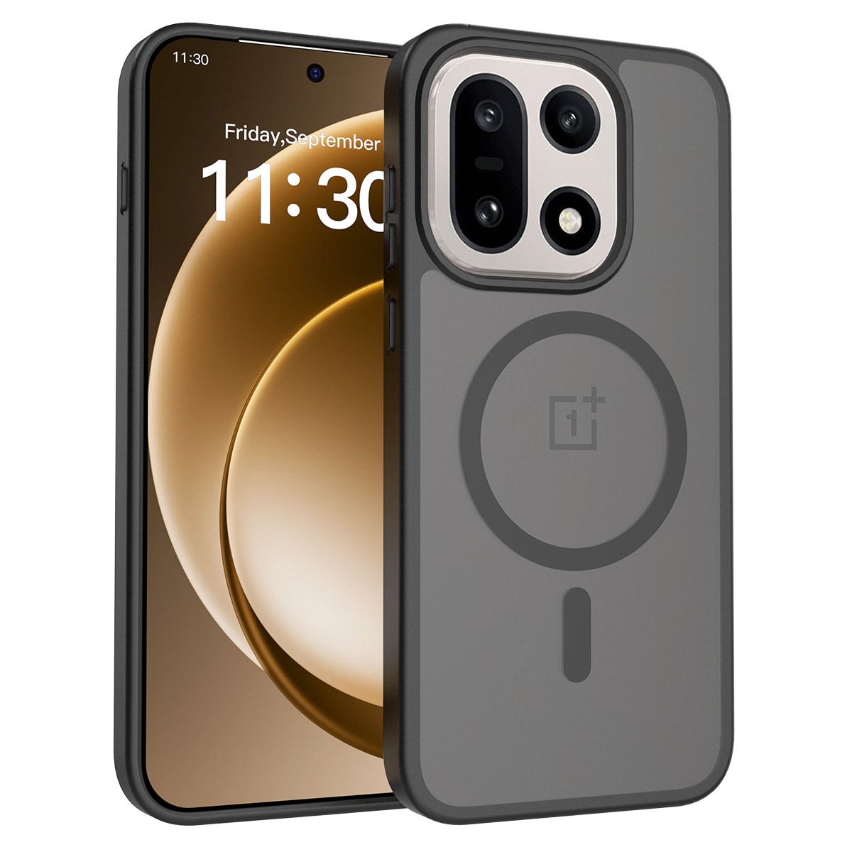 Magnetic Hybrid Case  OnePlus 15 Frosted Black