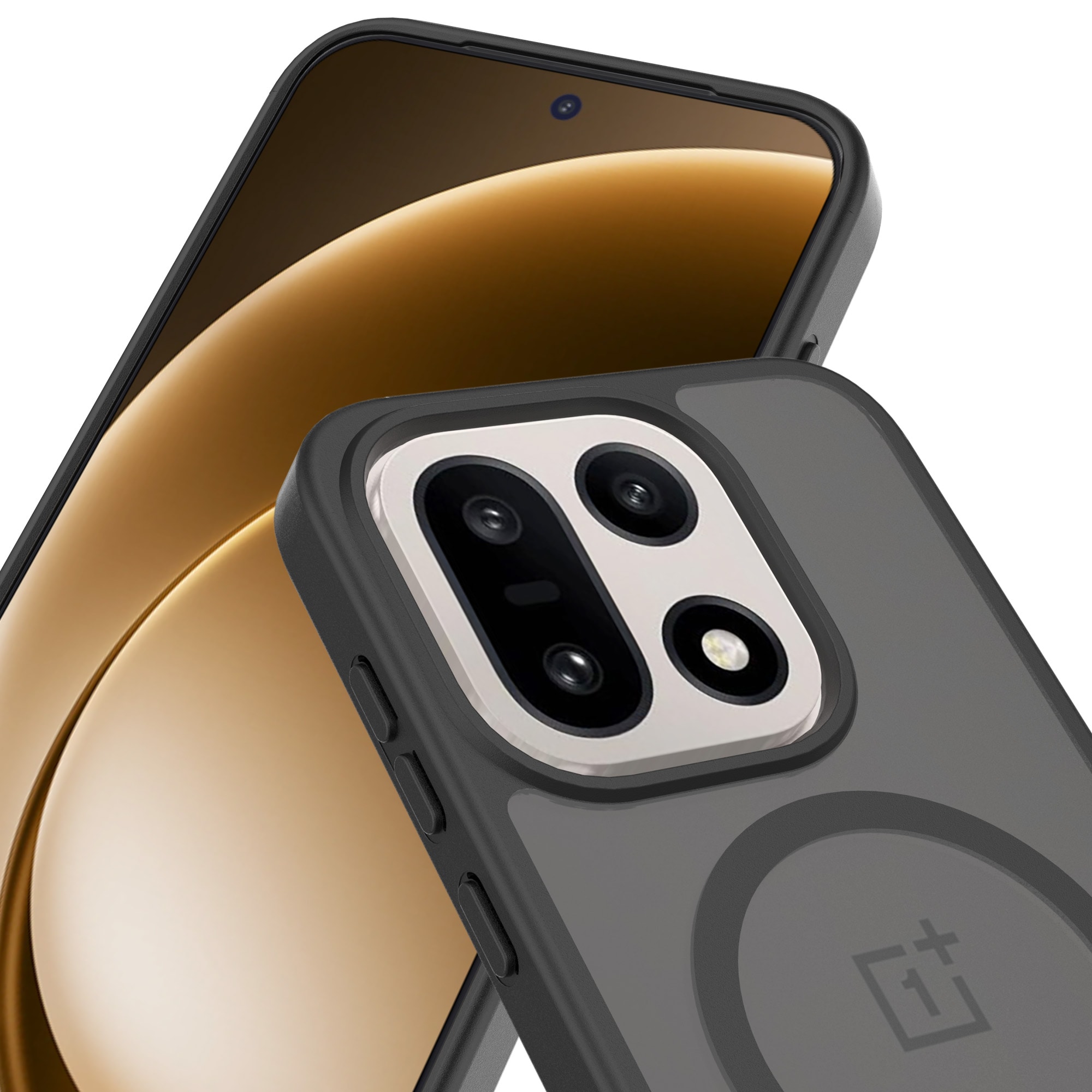 Magnetic Hybrid Case  OnePlus 15 Frosted Black