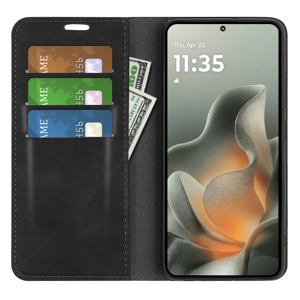 Motorola Edge 70 Slim Wallet Case Black