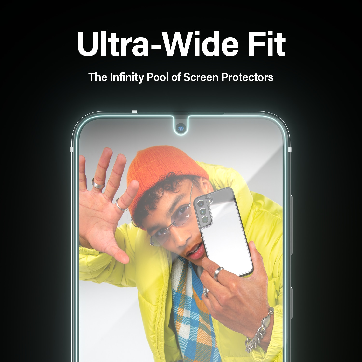 Samsung Galaxy S22 Screen Protector Ultra Wide Fit